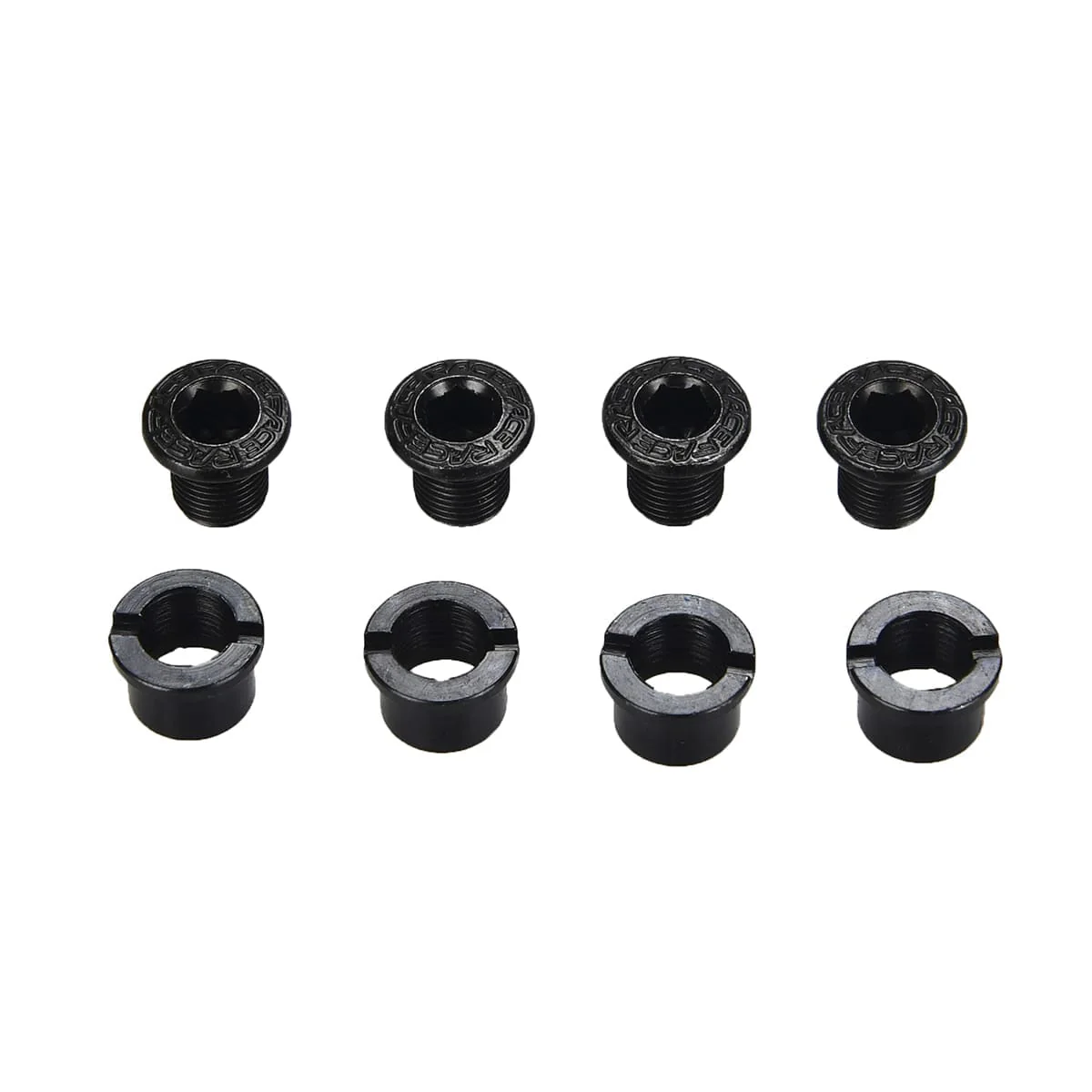 Kit Vis et Ecrous Cheminés RACE FACE pour Plateau M8x8.5 mm Acier (x4)