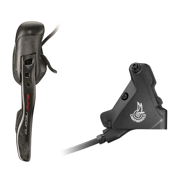 Levier Droit et Étrier Arrière 140mm CAMPAGNOLO SUPER RECORD EPS Flat Mount Sans Disque - Image 2