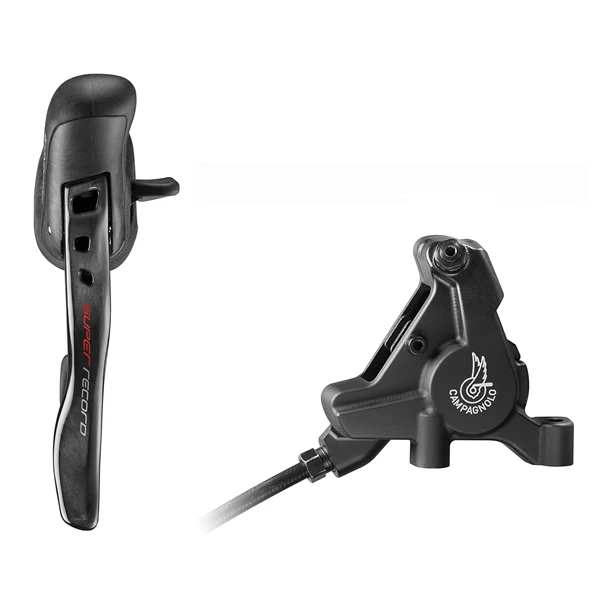 Levier Droit et Étrier Arrière 160mm CAMPAGNOLO SUPER RECORD Flat Mount Sans Disque