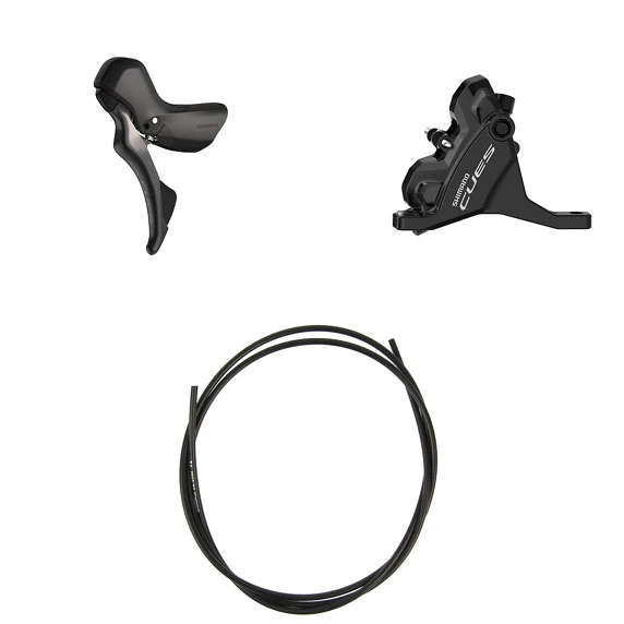 Levier Gauche  et Étrier Avant SHIMANO CUES U6030 Double Flatmount Sans Disque