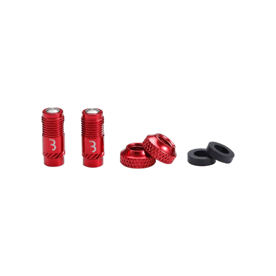 Embouts de Valves BBB CORE CAP Rouge (x2) - Image 3