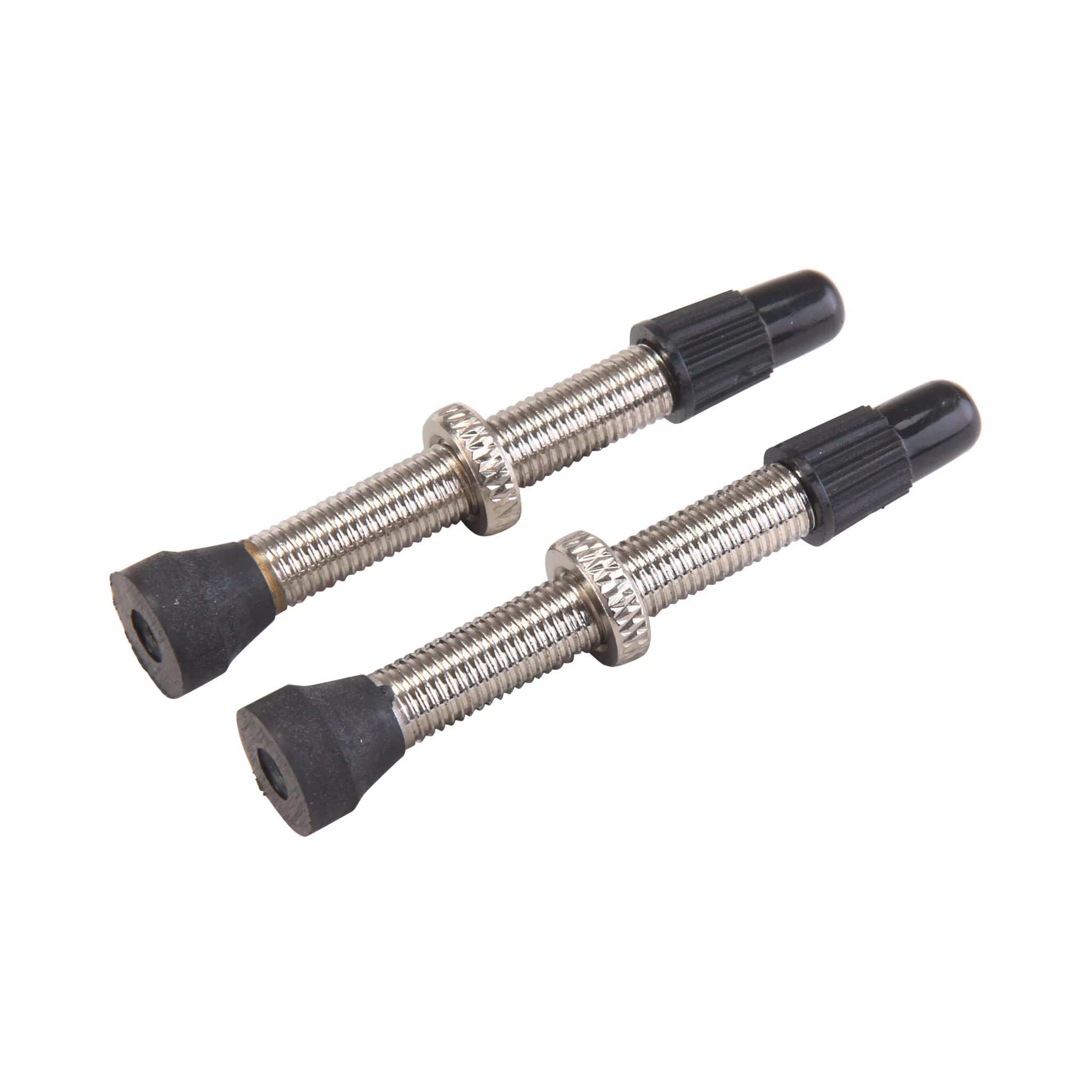 Lot de 2 Valves Presta VAR Laiton 44 mm Argent Mat - Image 2