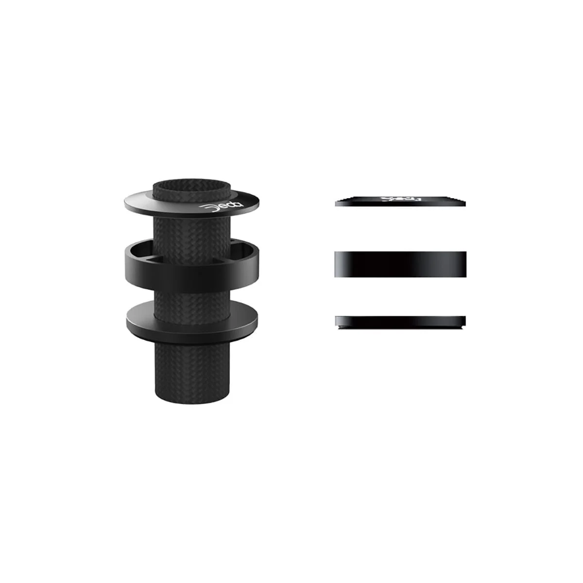 Lot d'Entretoises de Direction DEDA HSS 46 mm Aluminium - Image 2