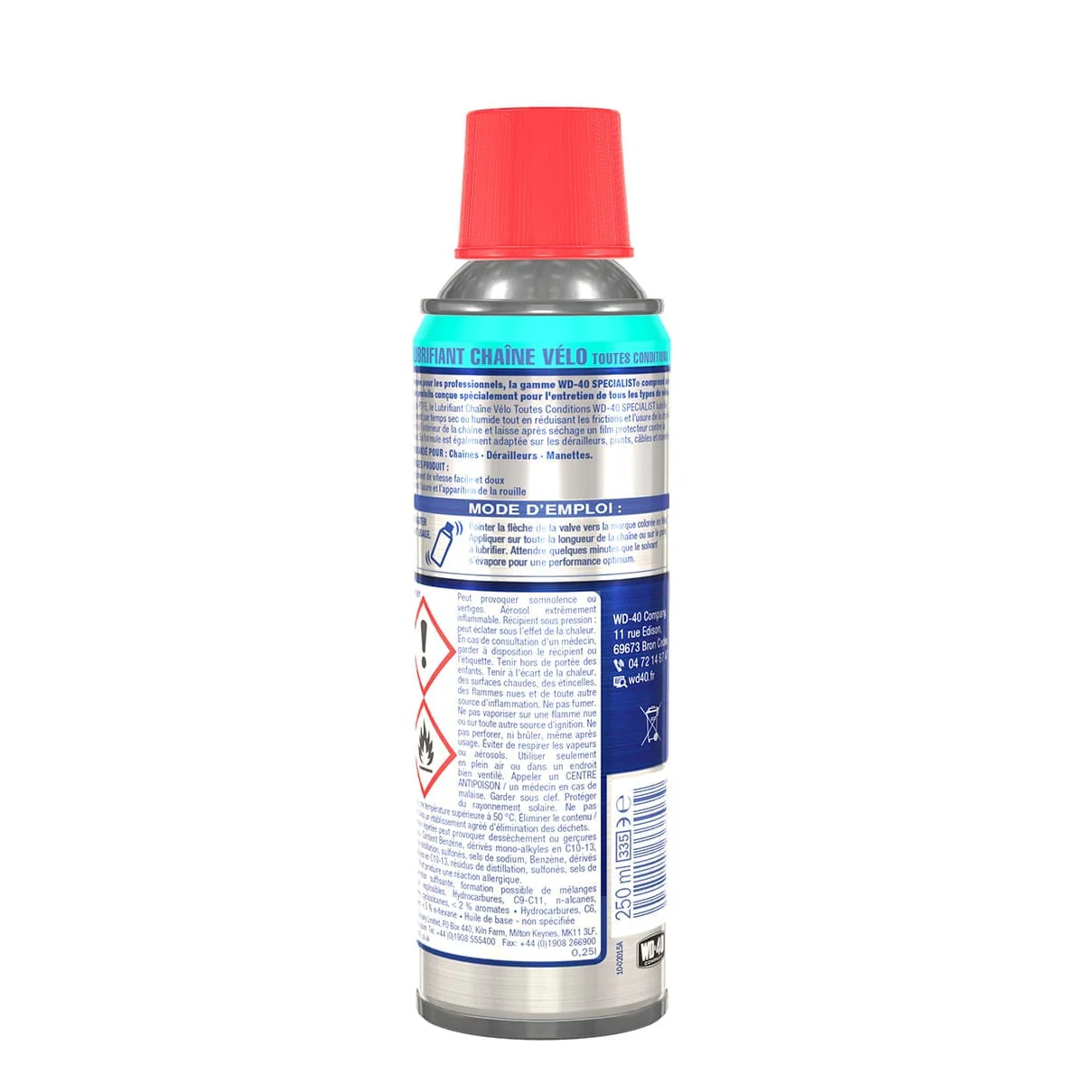 Lubrifiant Chaîne WD-40 SPECIALIST Toutes Conditions (250 ml) - Image 2