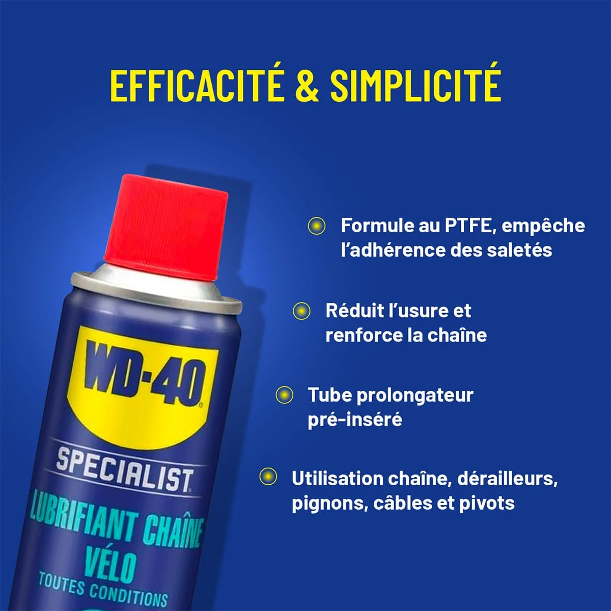 Lubrifiant Chaîne WD-40 SPECIALIST Toutes Conditions (250 ml) - Image 4