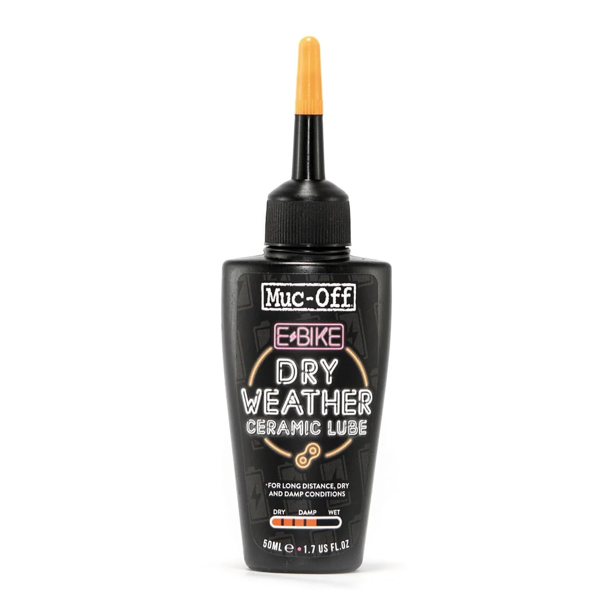 Lubrifiant Conditions Sèches pour Chaîne MUC-OFF E-BIKE DRY WEATHER (50 ml)