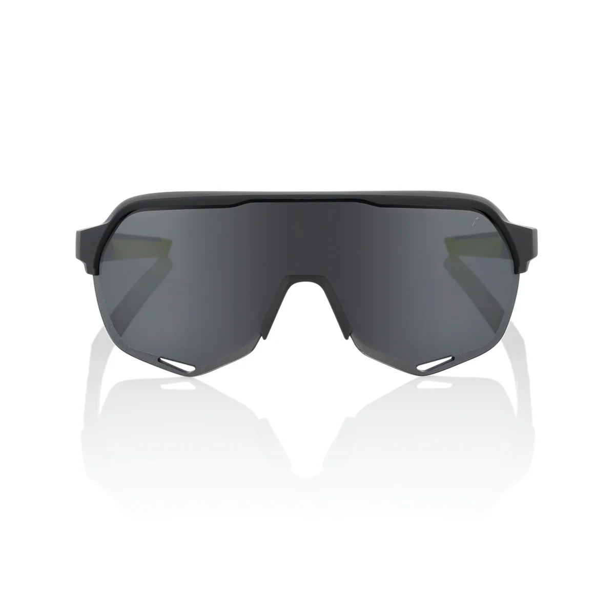 Lunettes 100% S2 Soft Tact Noir/Gris Smoke Lens - Image 2
