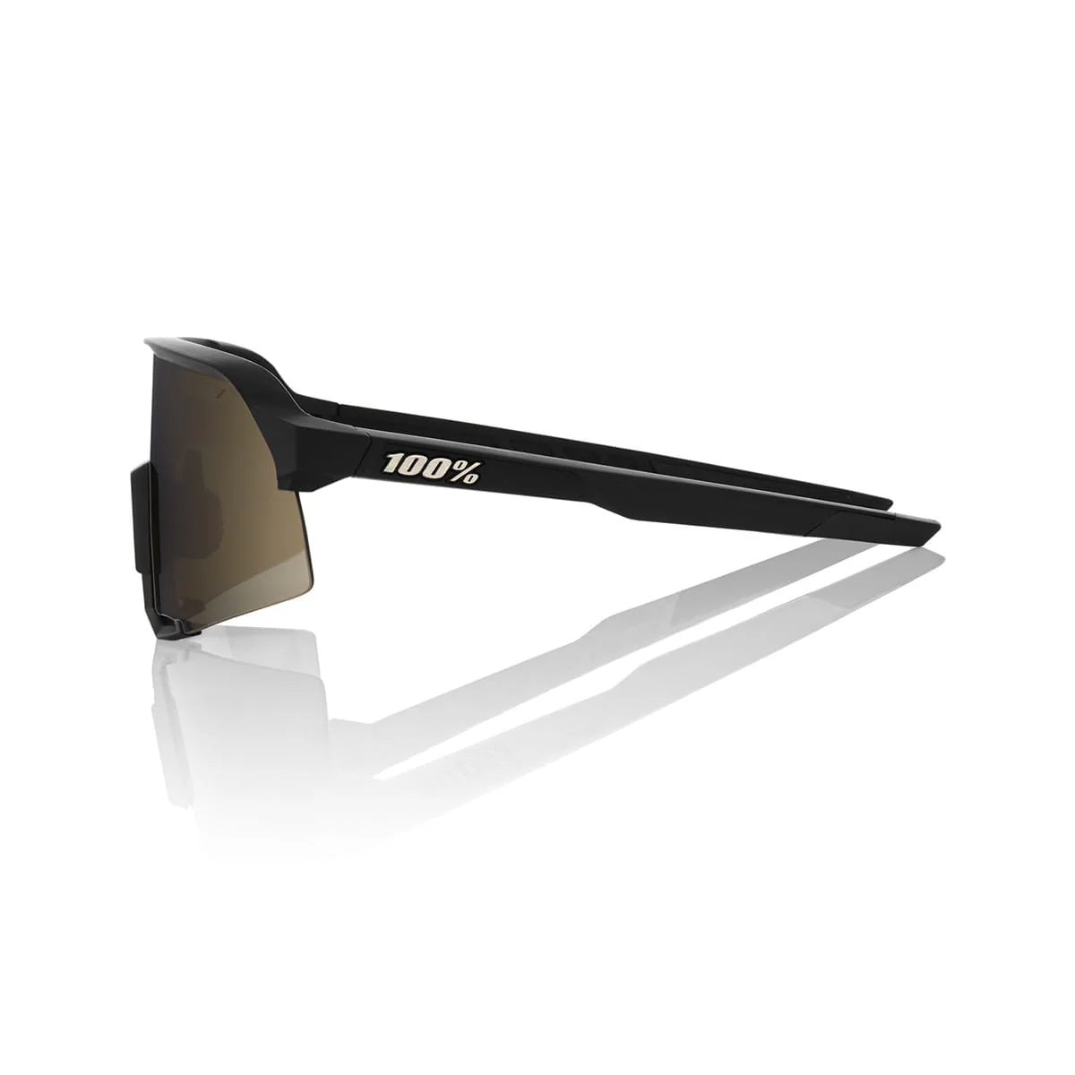 Lunettes 100% S3 Noir Mirror Gold - Image 3