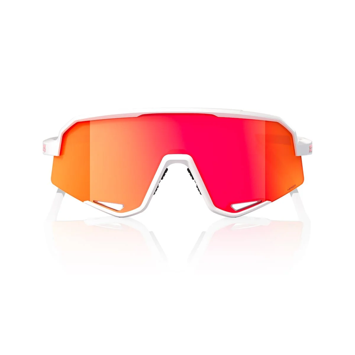 Lunettes 100% SLENDALE Soft Blanc Hiper Mirror Rouge - Image 2