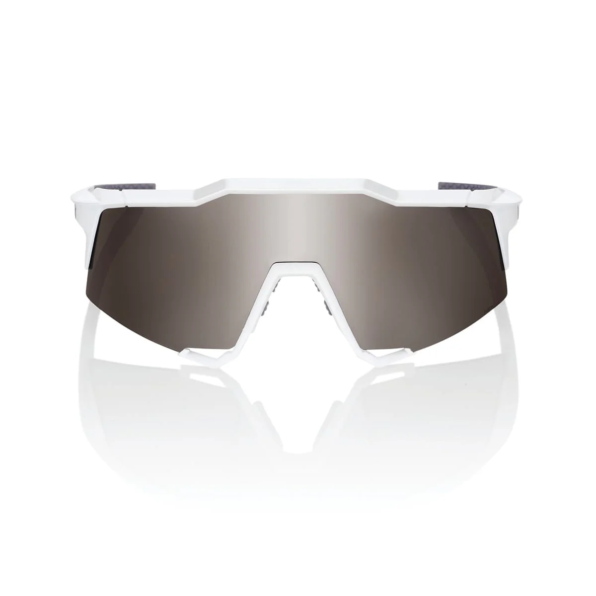 Lunettes 100%  SPEEDCRAFT Blanc Matt Hiper Mirror Argent - Image 2