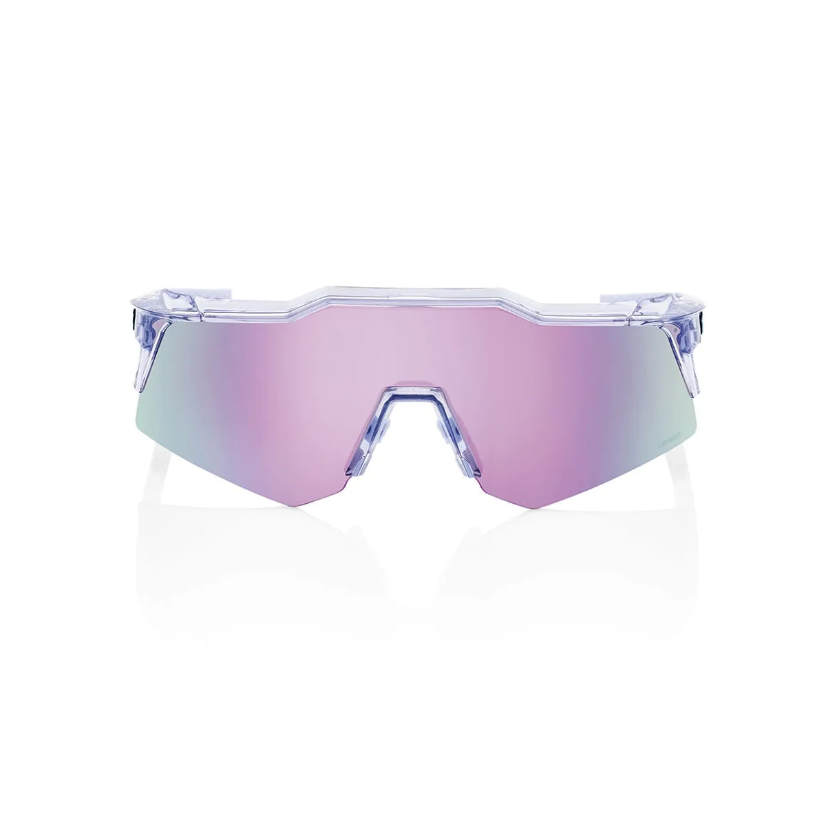 Lunettes 100% SPEEDCRAFT XS POLISHED Translucide Hiper Mirror Lavande - Image 2