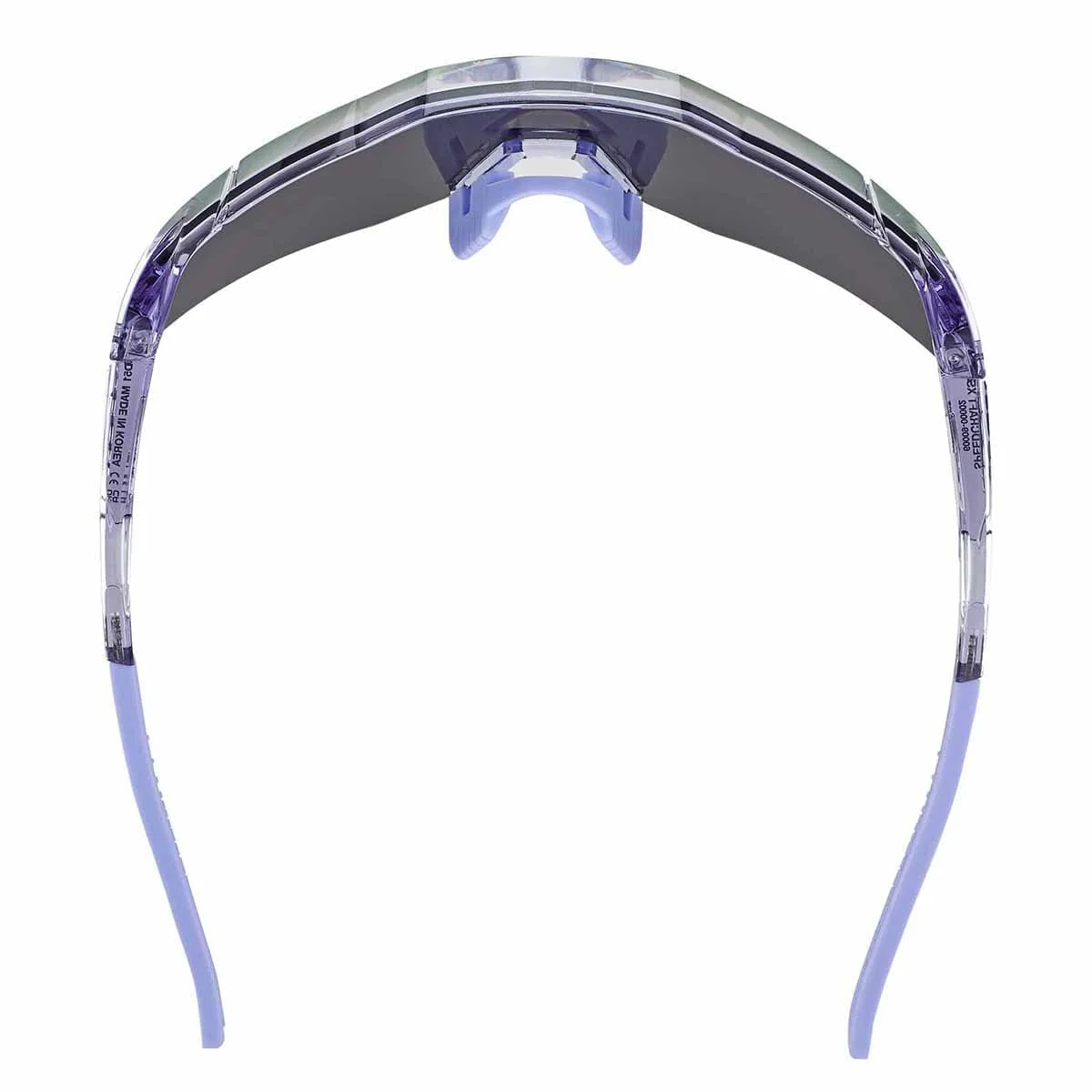 Lunettes 100% SPEEDCRAFT XS POLISHED Translucide Hiper Mirror Lavande - Image 6