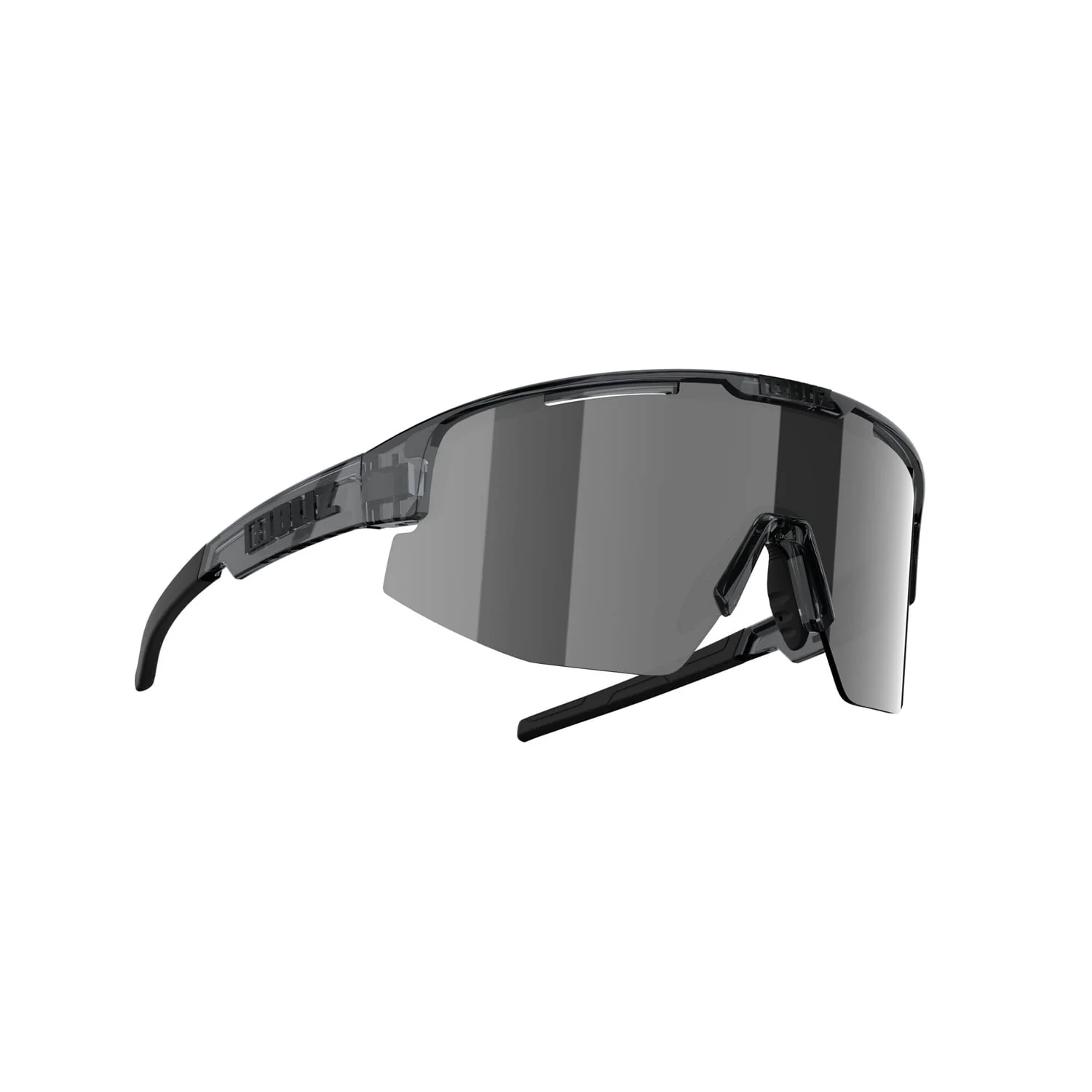 Lunettes BLIZ MATRIX Noir Cristal Écran Fumé Argent - Image 2