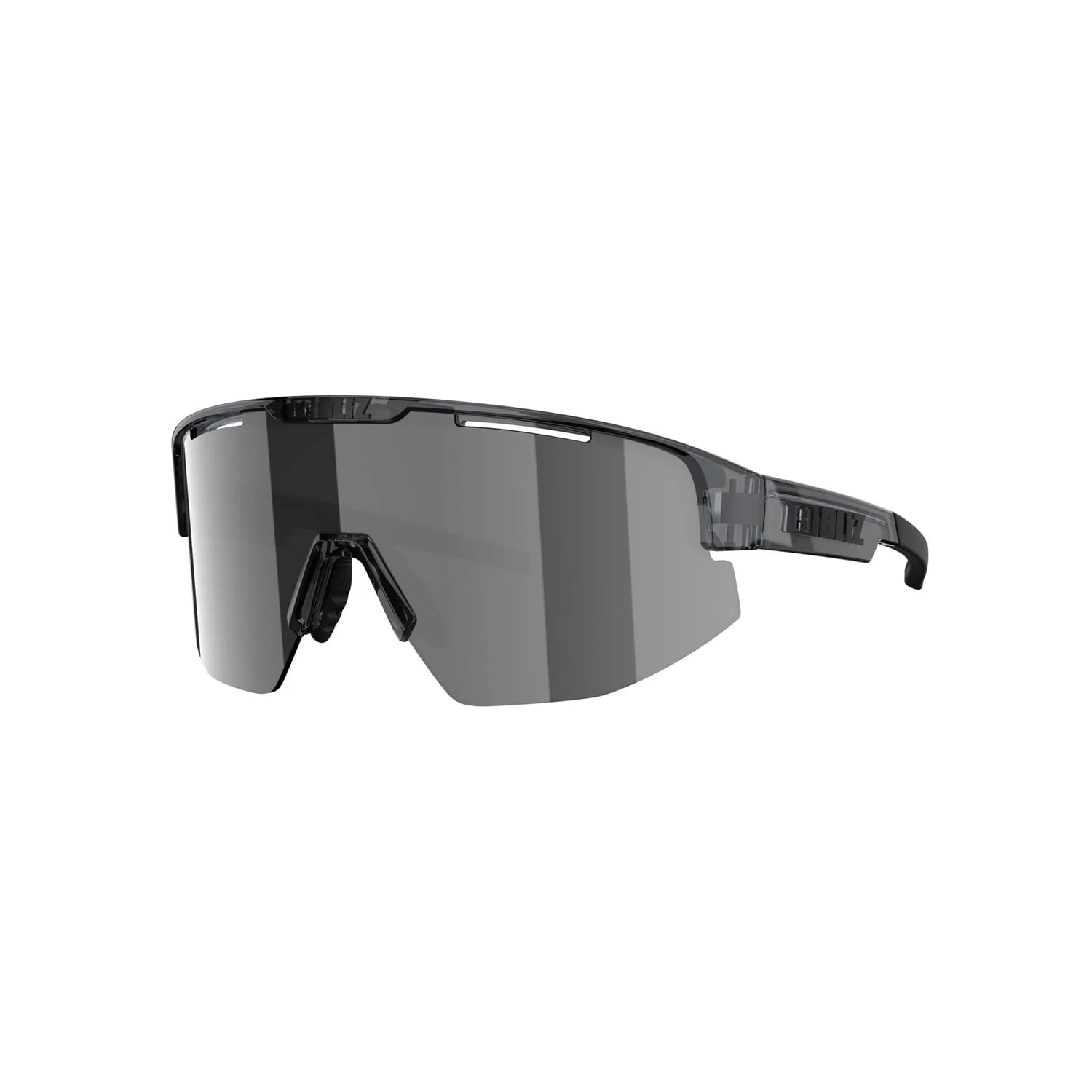Lunettes BLIZ MATRIX Noir Cristal Écran Fumé Argent - Image 4