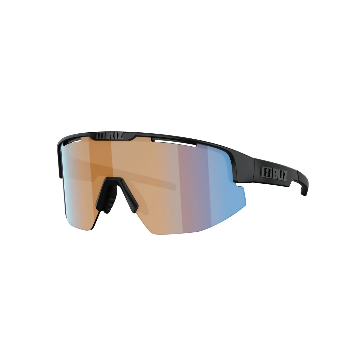 Lunettes BLIZ MATRIX SMALL Noir Matt Ecran Orange - Image 9