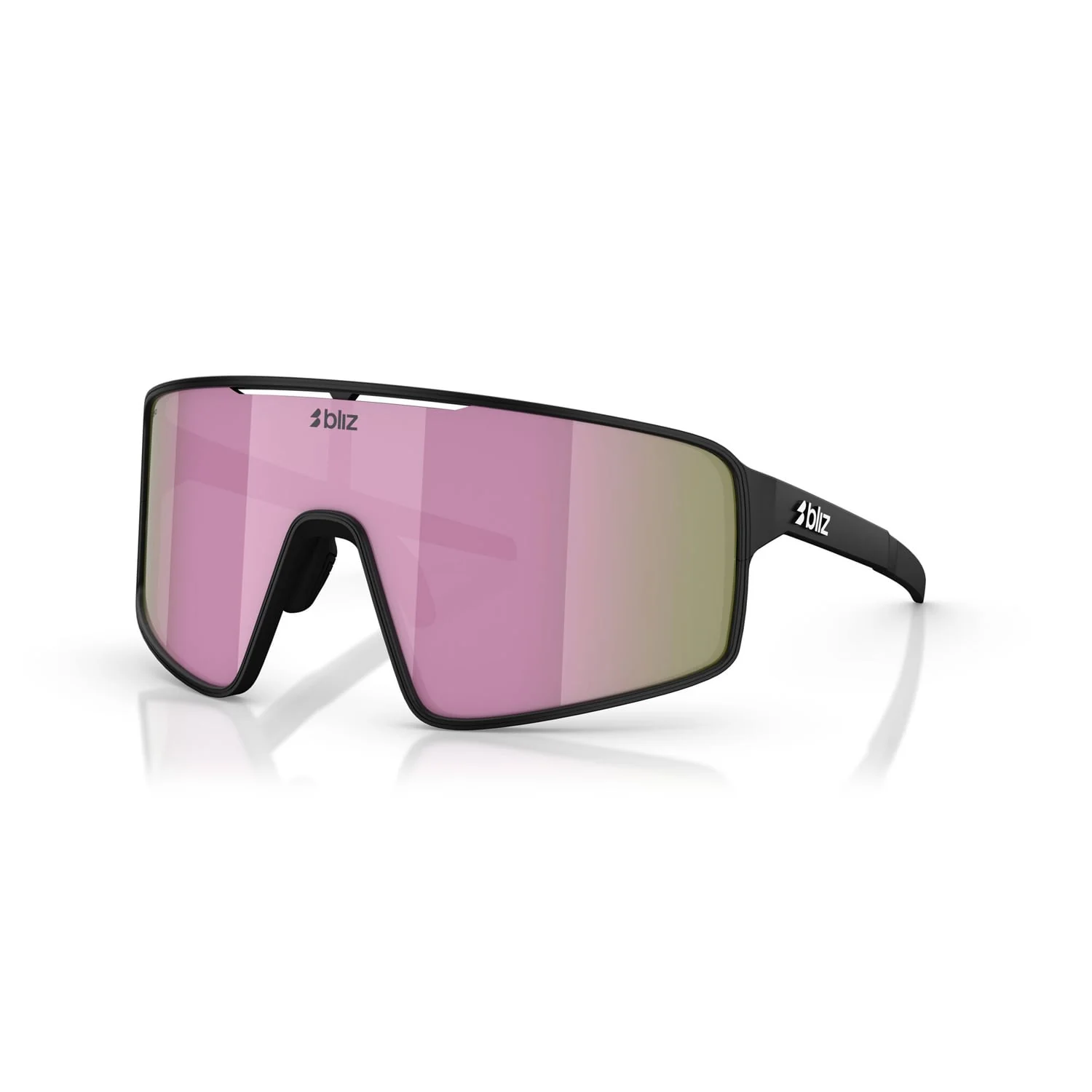 Lunettes BLIZ P001 S Noir Matt Ecran Marron Rose Multicolore - Image 4