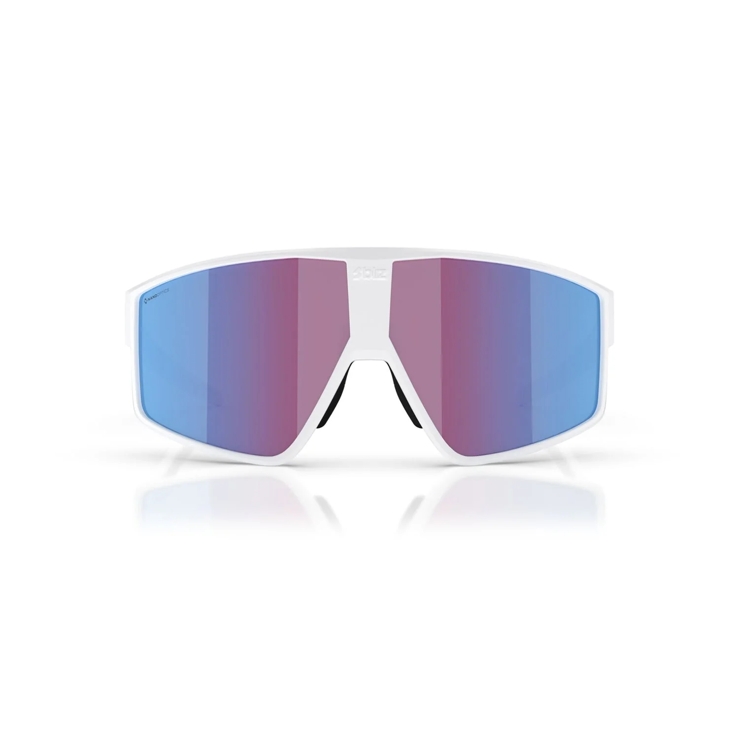Lunettes BLIZ P002 Blanc Ecran Rose Violet Bleu Iridium - Image 2