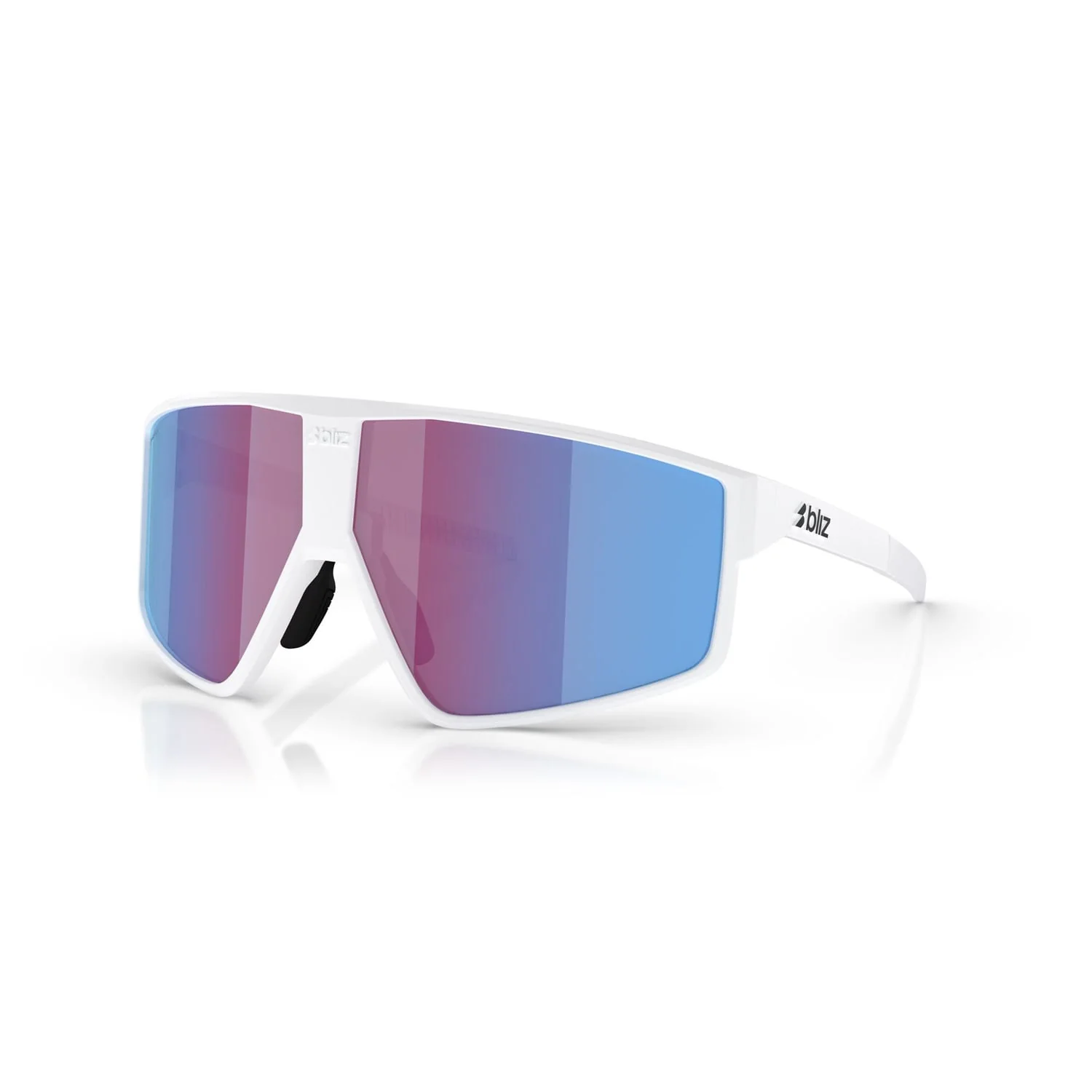 Lunettes BLIZ P002 Blanc Ecran Rose Violet Bleu Iridium - Image 3
