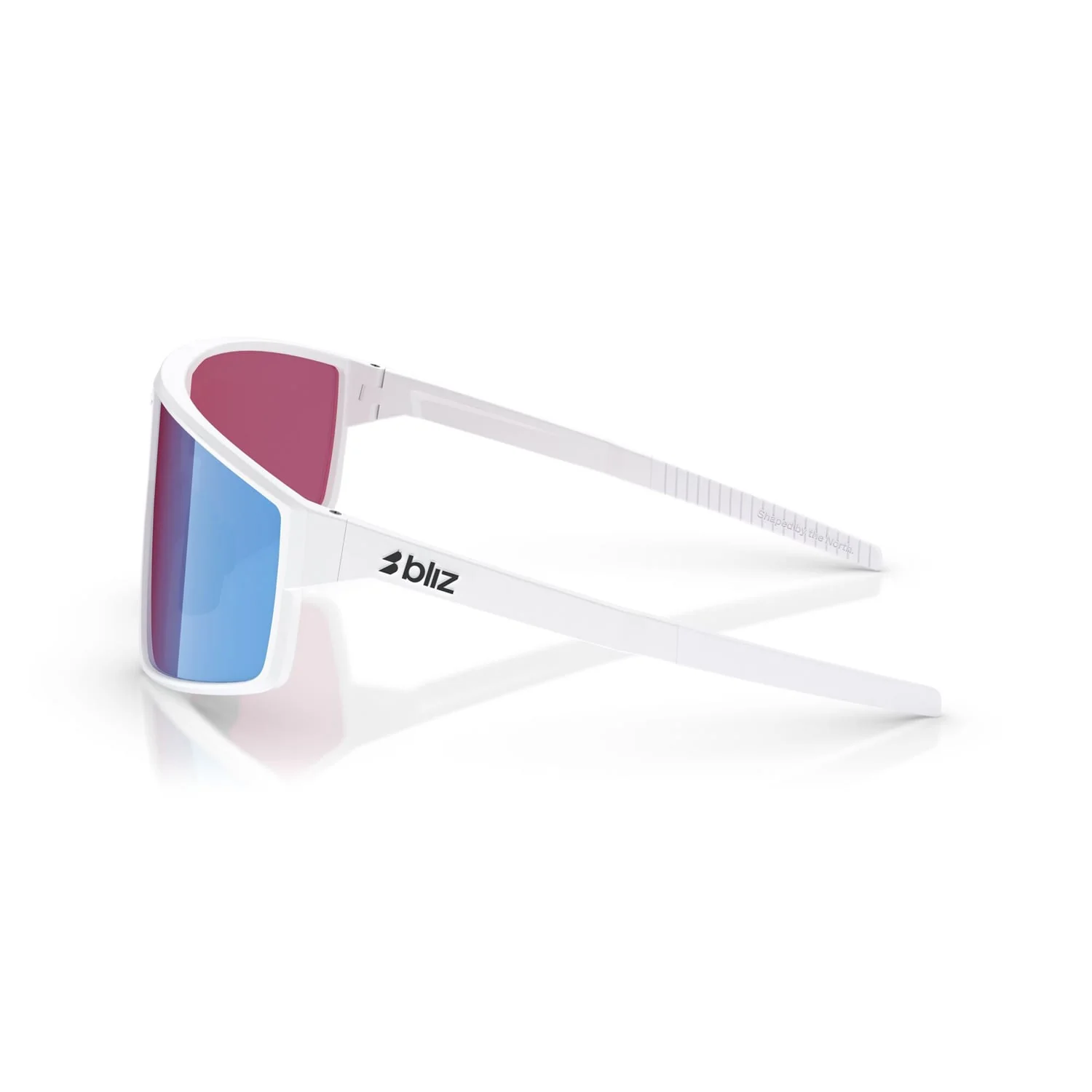 Lunettes BLIZ P002 Blanc Ecran Rose Violet Bleu Iridium - Image 4