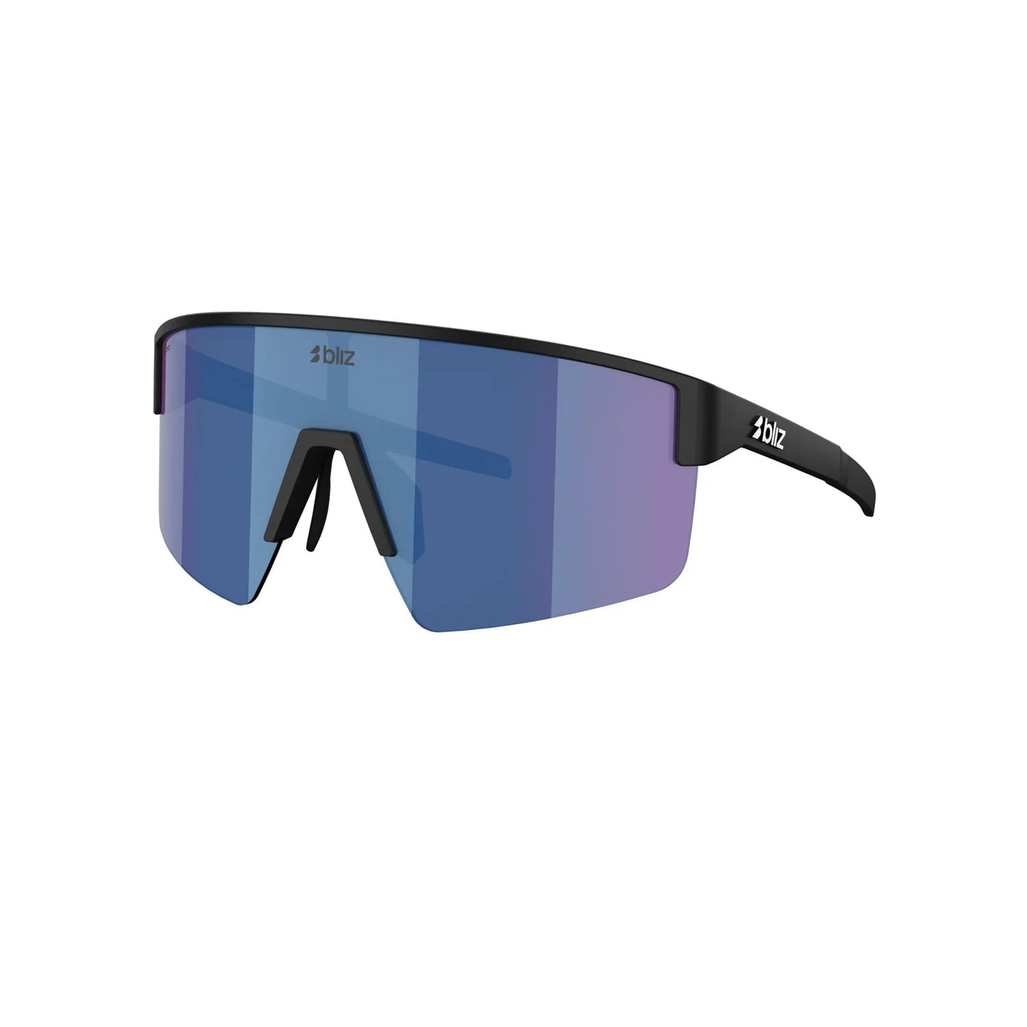 Lunettes BLIZ P004 Noir Matt Verre Bleu Iridium - Image 3