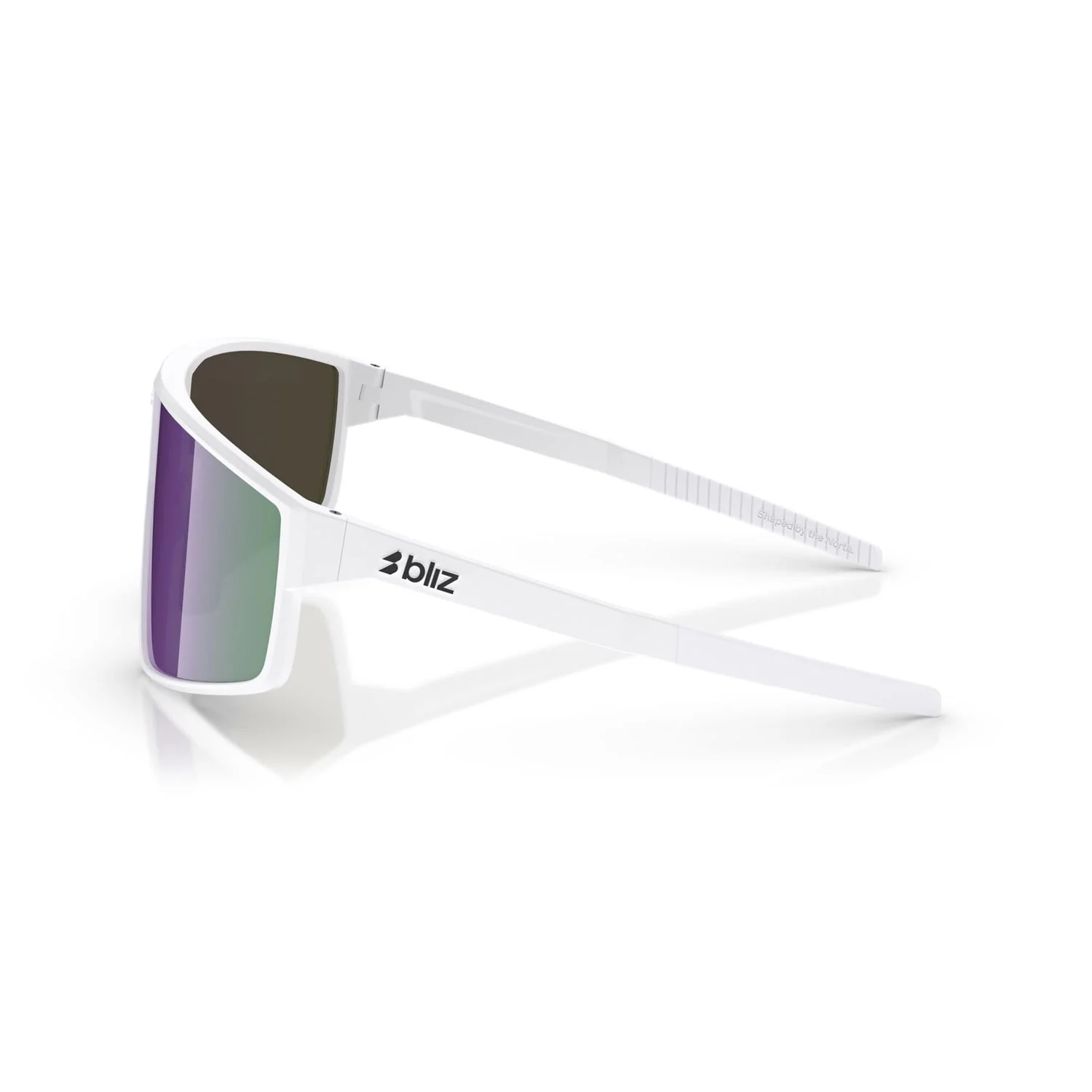 Lunettes BLIZ P002 S Blanc Matt Ecran Marron Violet Muliticolore - Image 4
