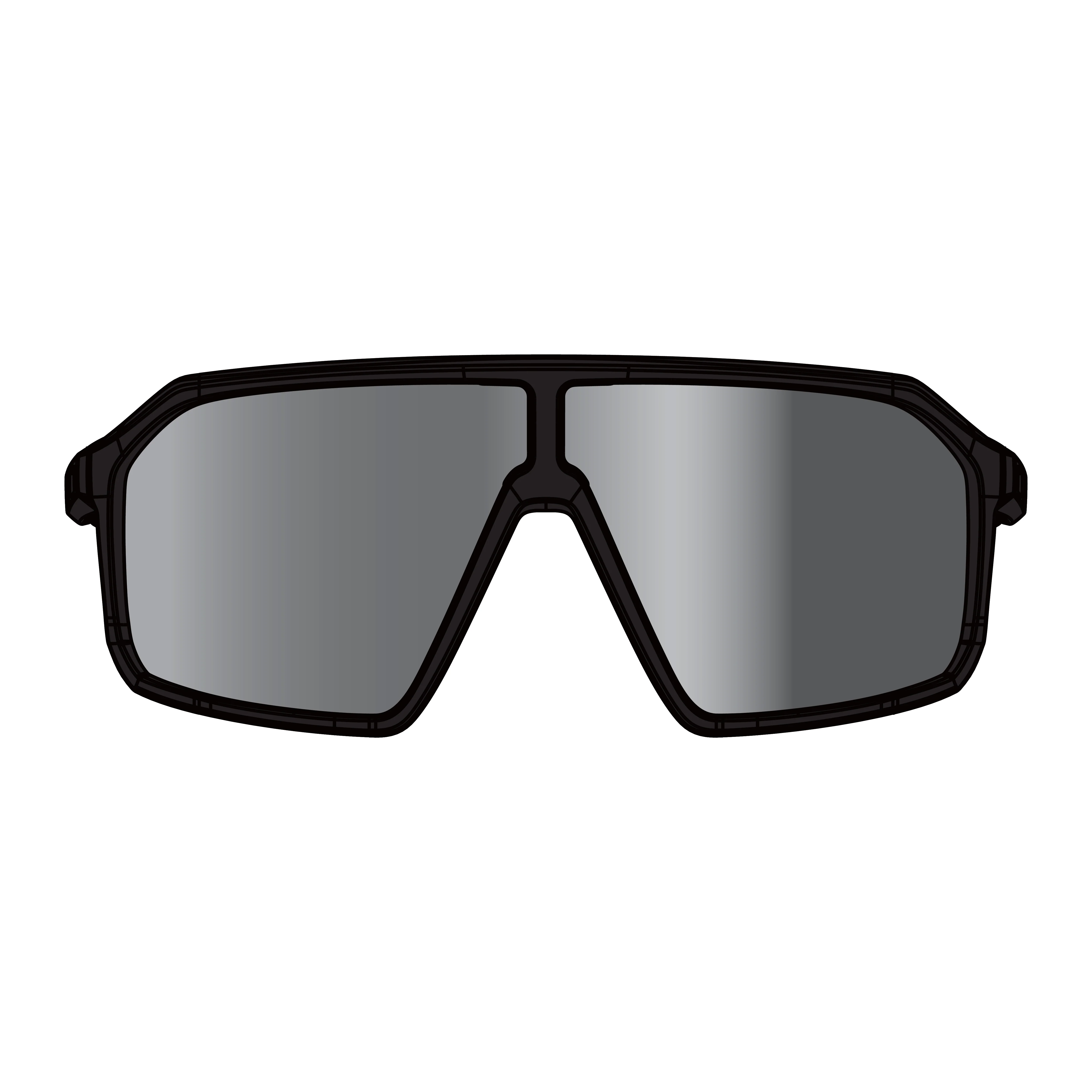 Lunettes ENDURA MULLET Noir - Image 2