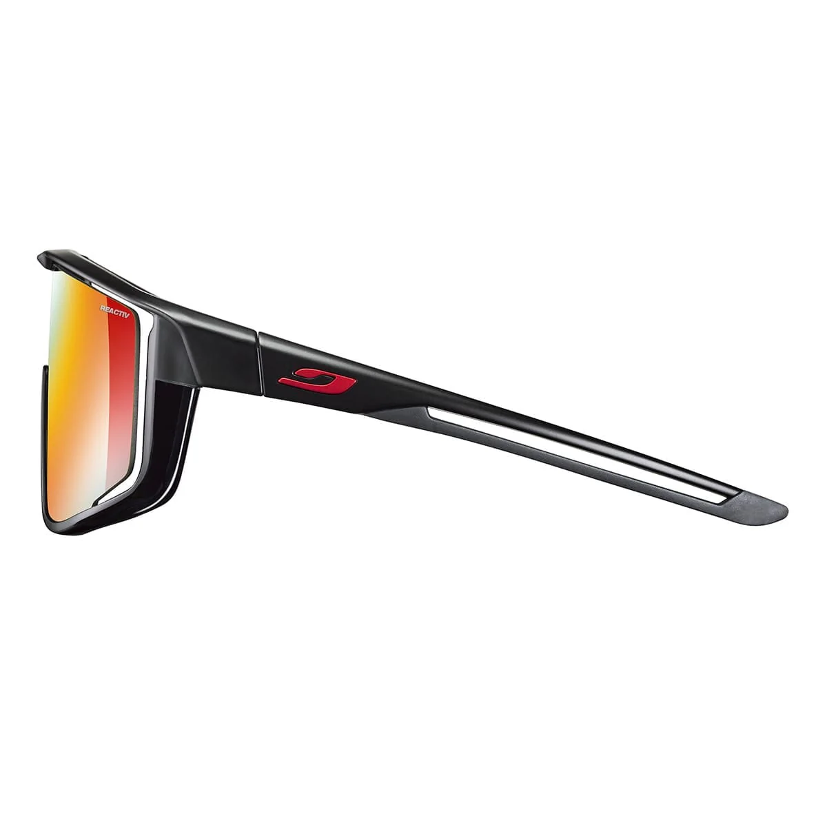 Lunettes JULBO FURY Noir Translucide Reactiv Light Amplifer Photochromique - Image 3