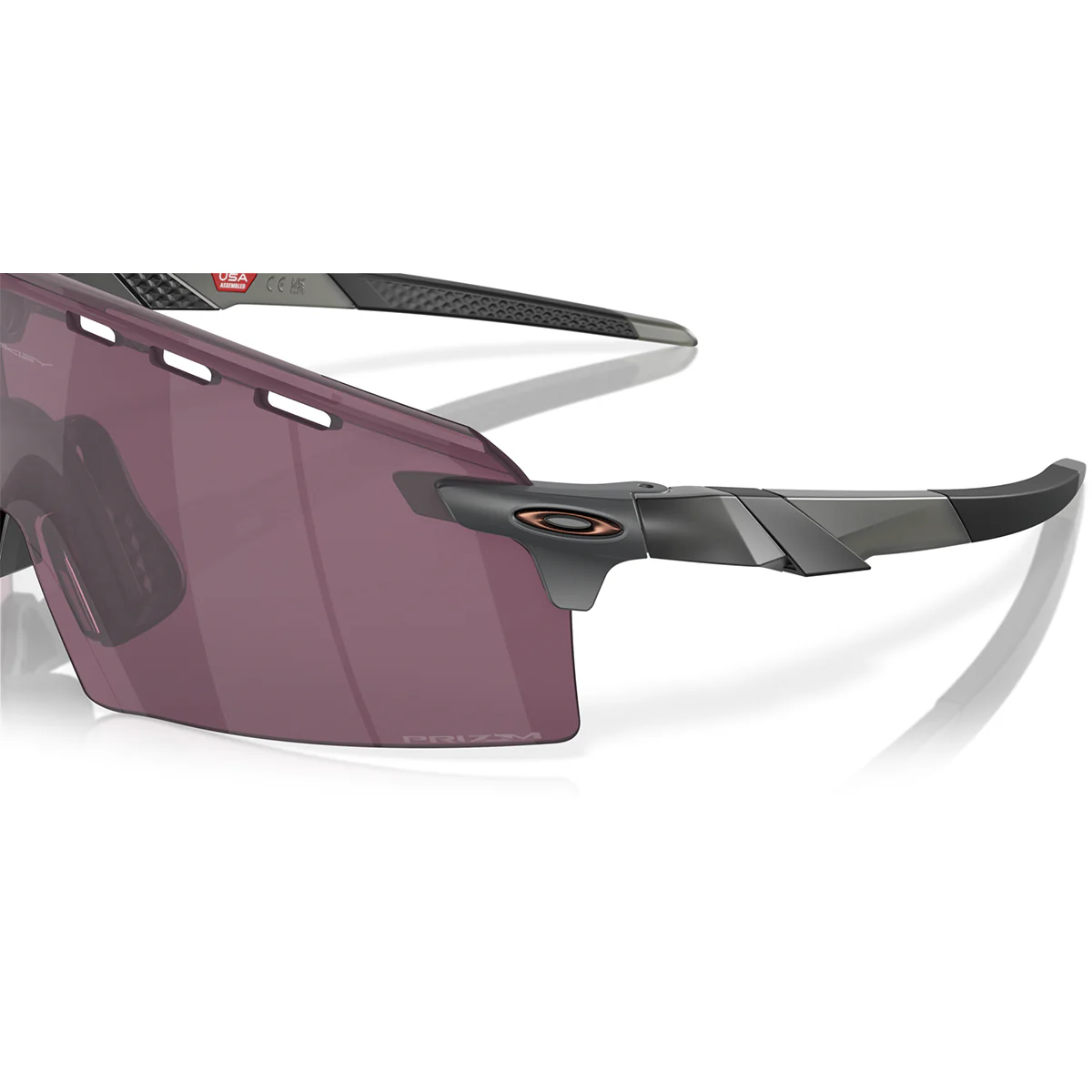Lunettes OAKLEY ENCODER STRIKE V Gris Mat Smoke Prizm Road Noir - OO9235-1039 - Image 3