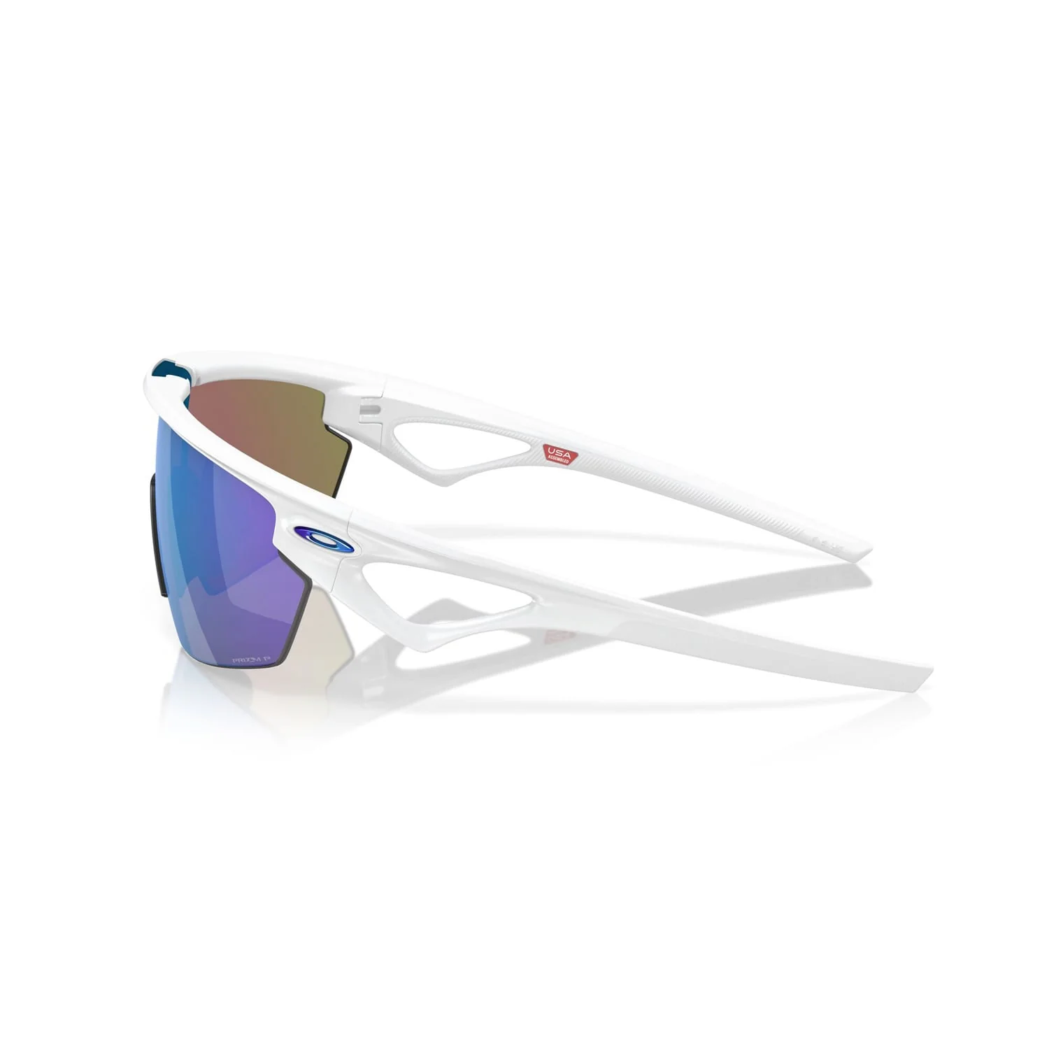 Lunettes OAKLEY SPHAERA Blanc Matt Prizm Sapphire Polarized - 0OO9403-0236 - Image 4