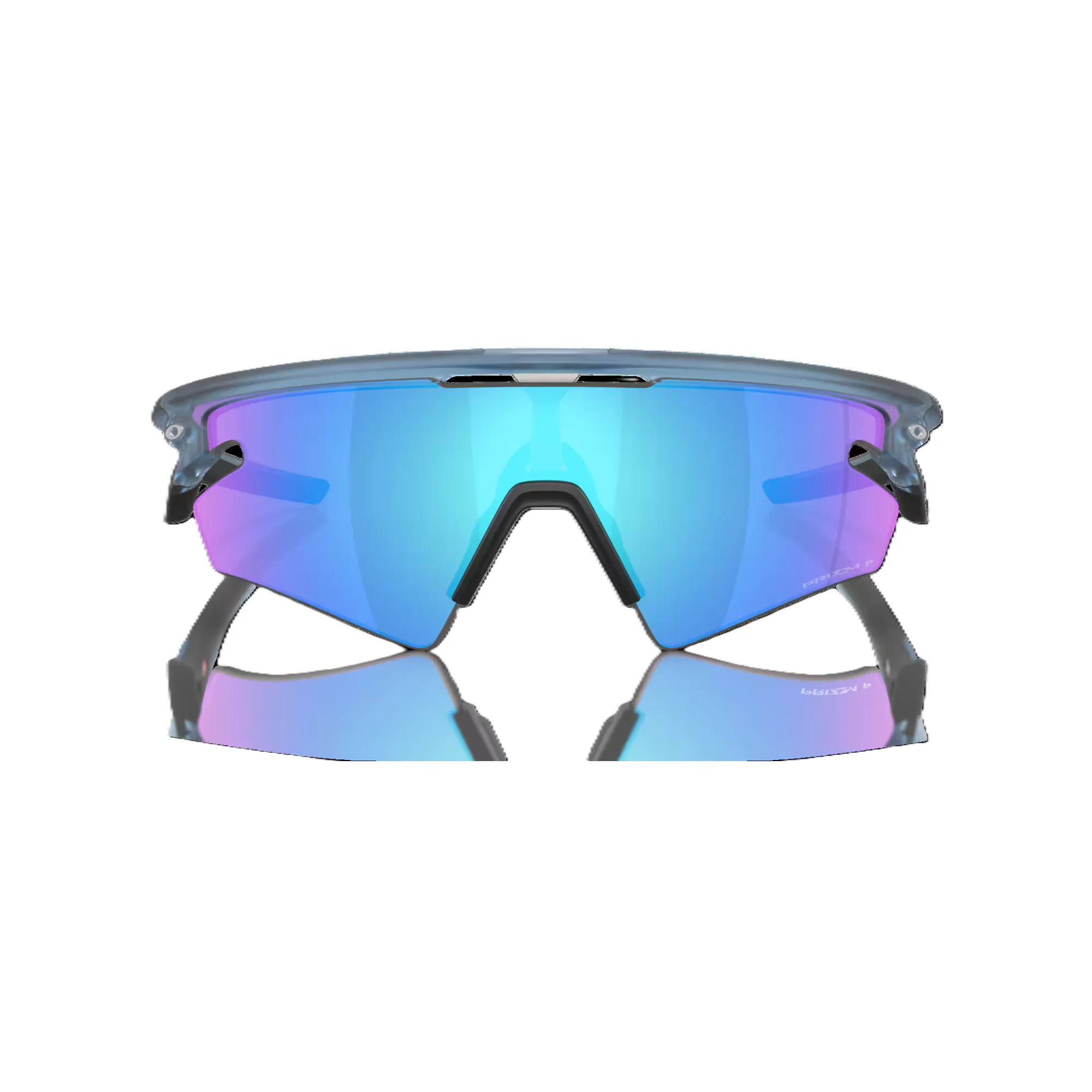 Lunettes OAKLEY SPHAERA SLASH Matt Transparent Stone Verre Prizm Sapphire Polarized - OO9499-0336 - Image 2
