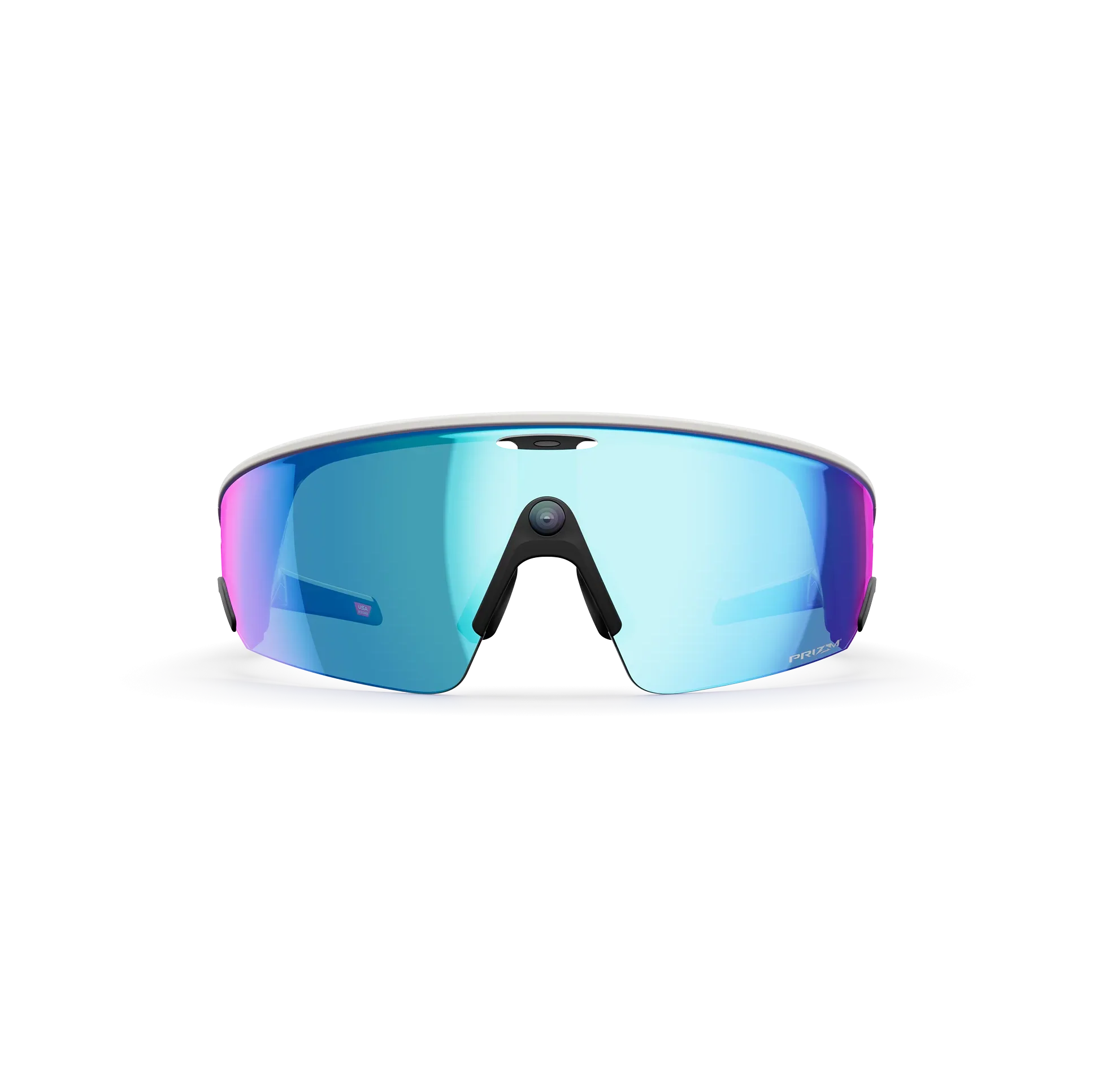 Lunettes OAKLEY VANGUARD META Noir/Blanc Verre Prizm Sapphire - Image 2