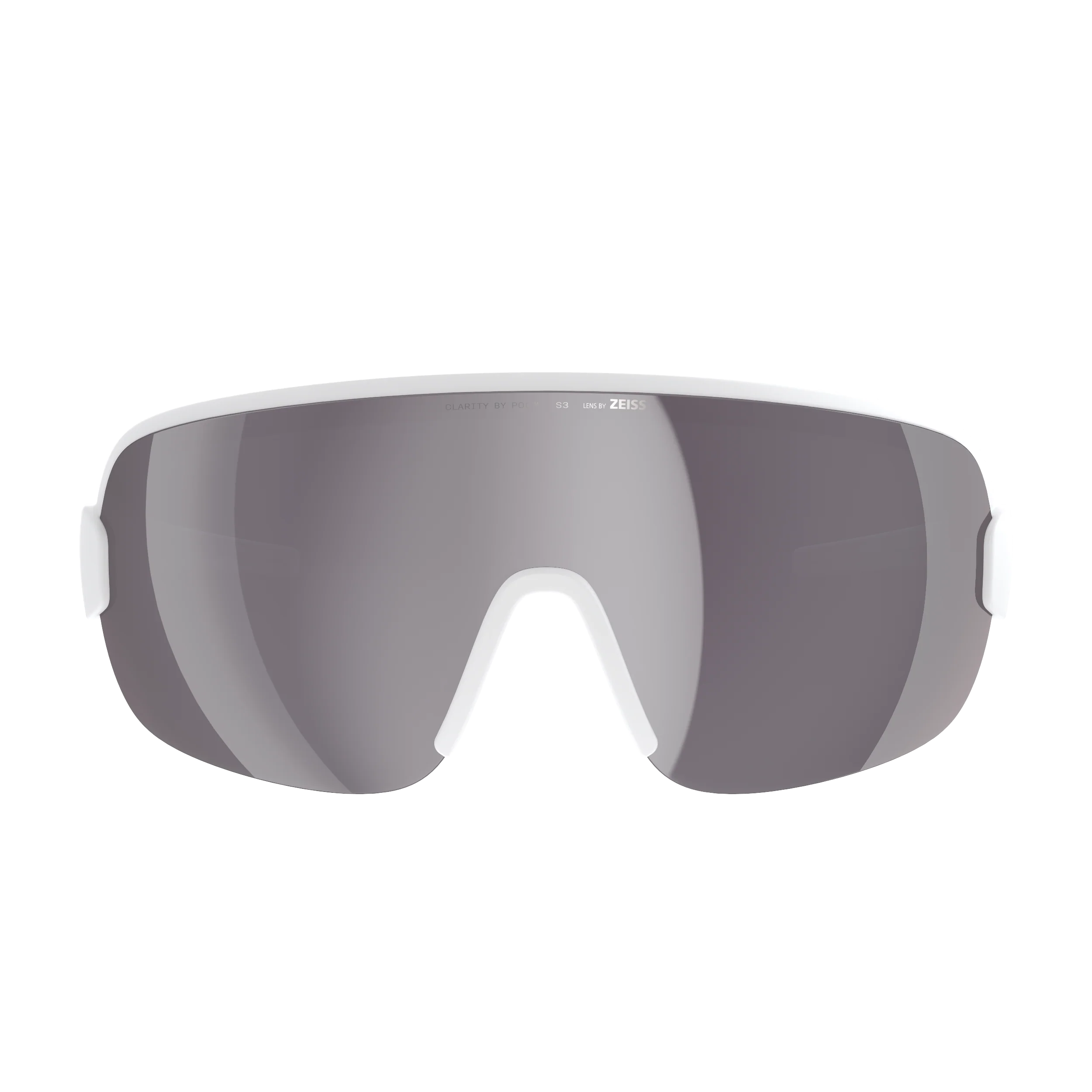 Lunettes POC AIM Blanc Verre Clarity Road Sunny Silver - Image 2