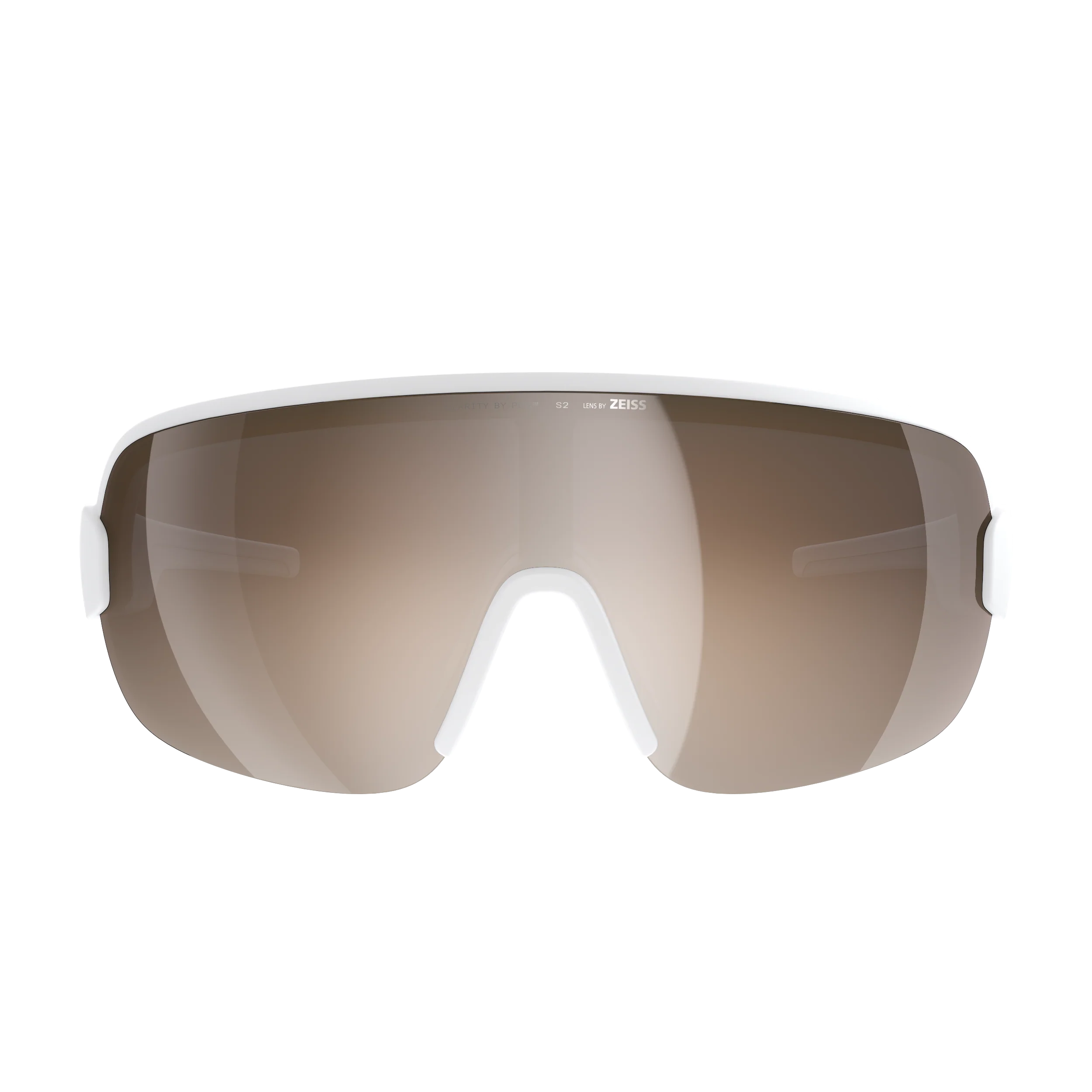 Lunettes POC AIM Blanc Verre Clarity Trail Partly Sunny Silver - Image 2