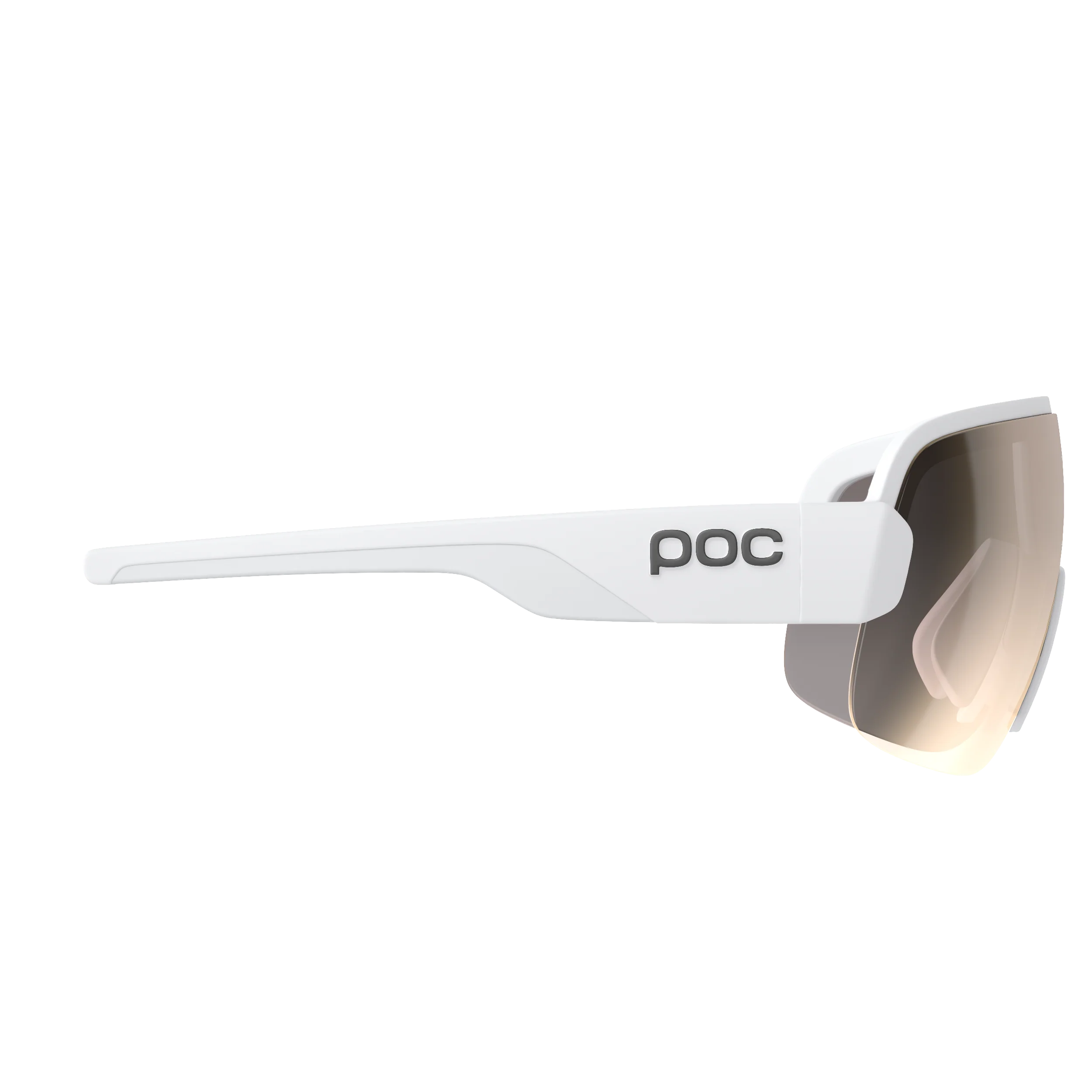 Lunettes POC AIM Blanc Verre Clarity Trail Partly Sunny Silver - Image 3