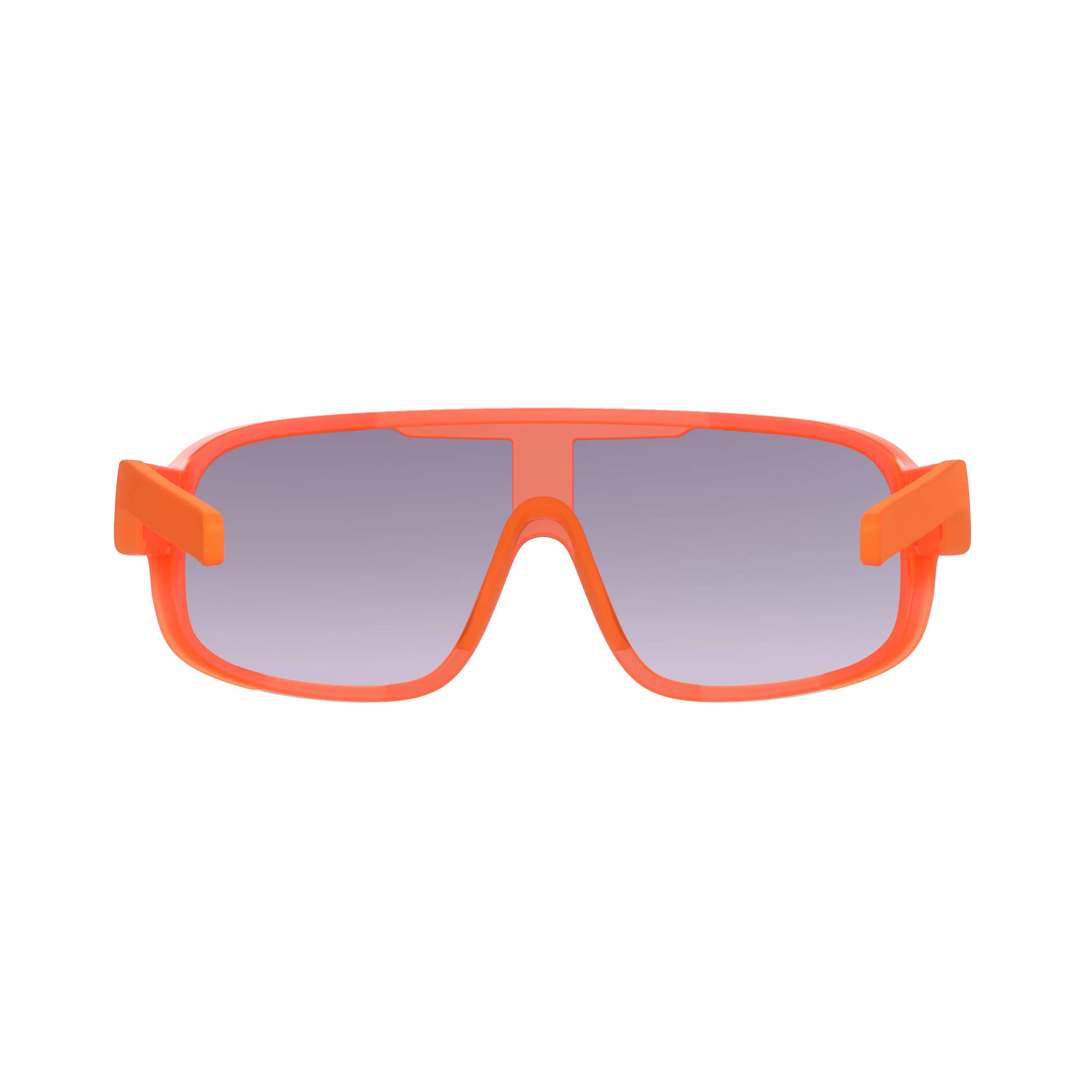 Lunettes POC ASPIRE MID Orange Fluo Translucide Verre Clarity Road Partly Sunny Gold - Image 4