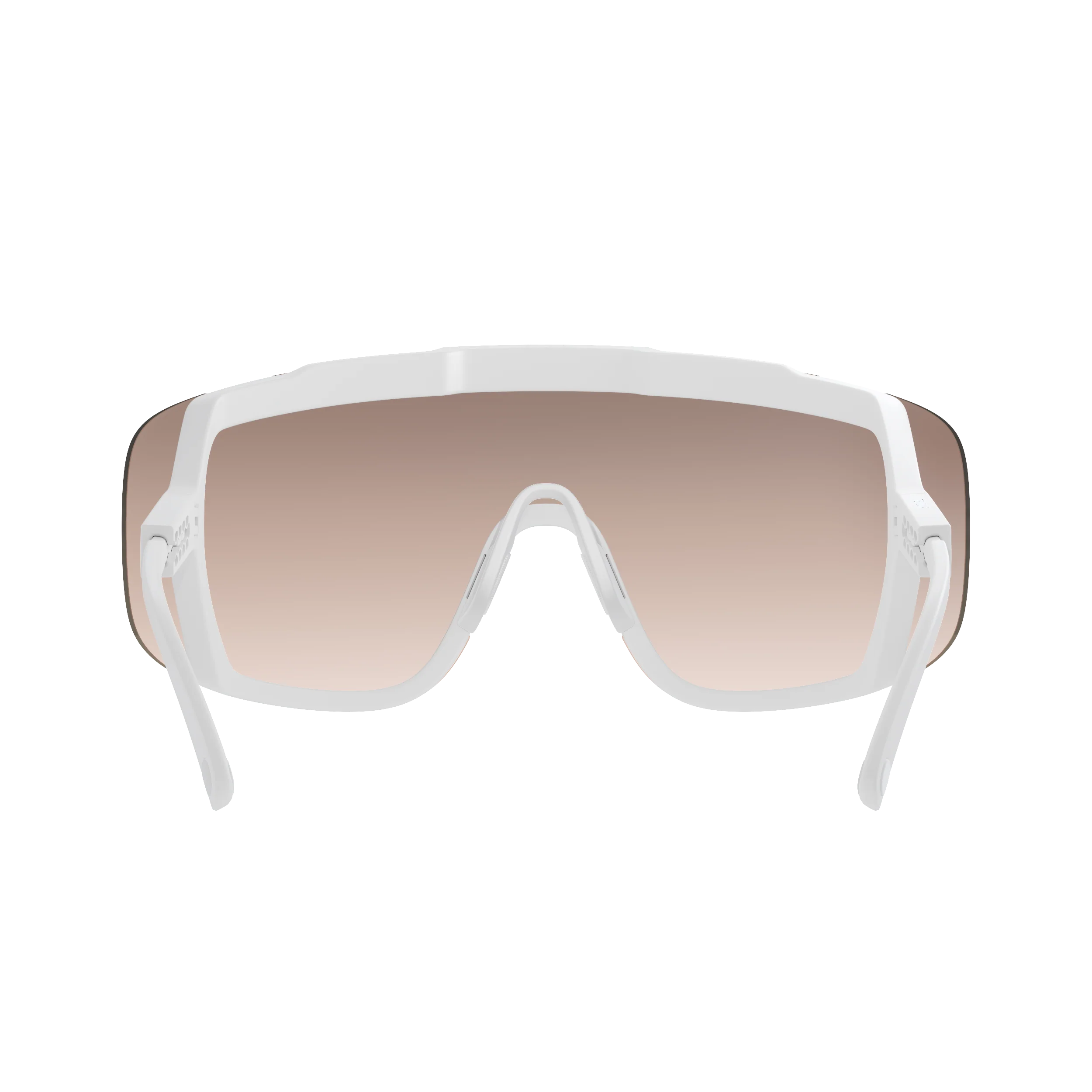 Lunettes POC DEVOUR + Blanc Verre Clarity Trail Partly Sunny Silver - Image 4