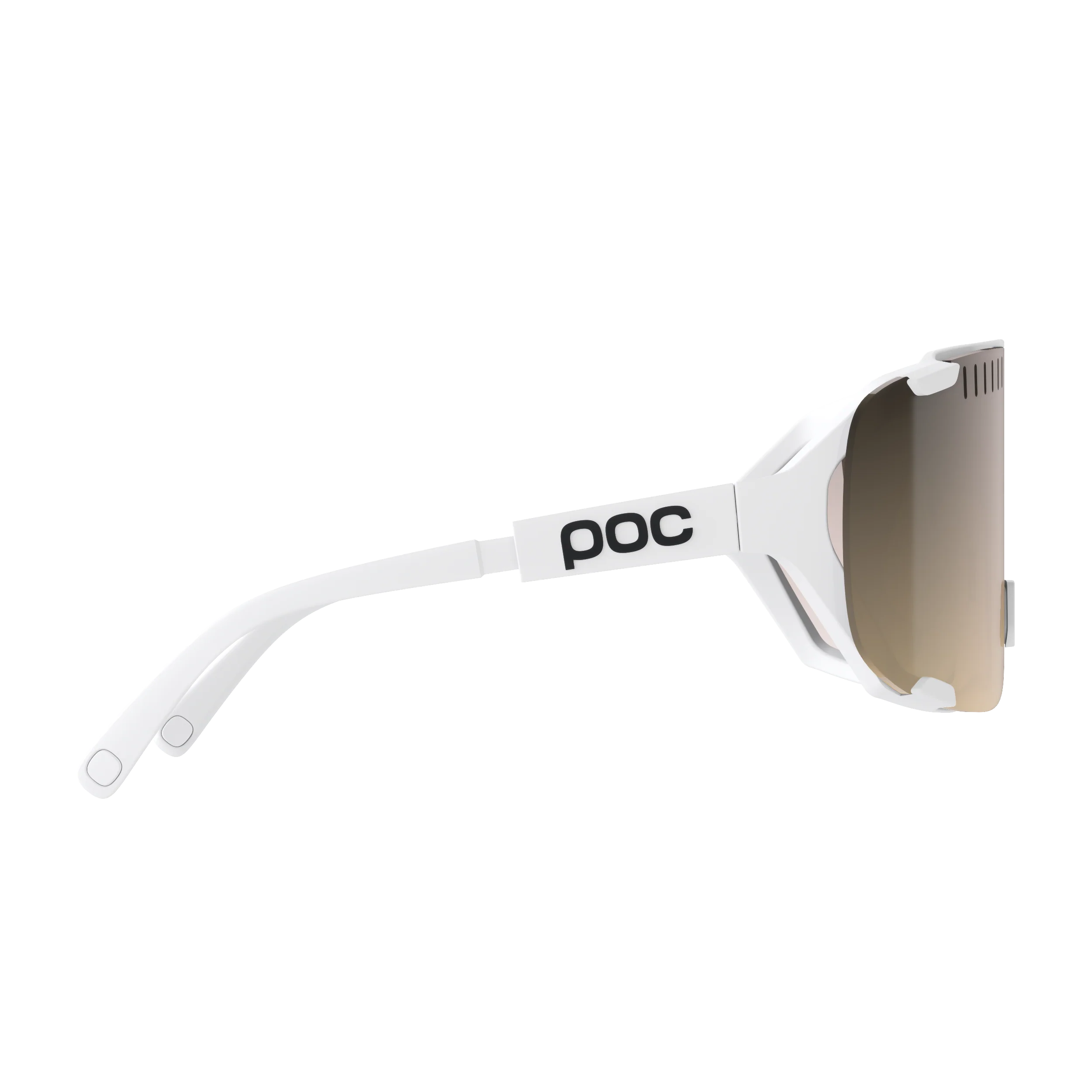 Lunettes POC DEVOUR MID Blanc Verre Clarity Trail Partly Sunny Silver - Image 3
