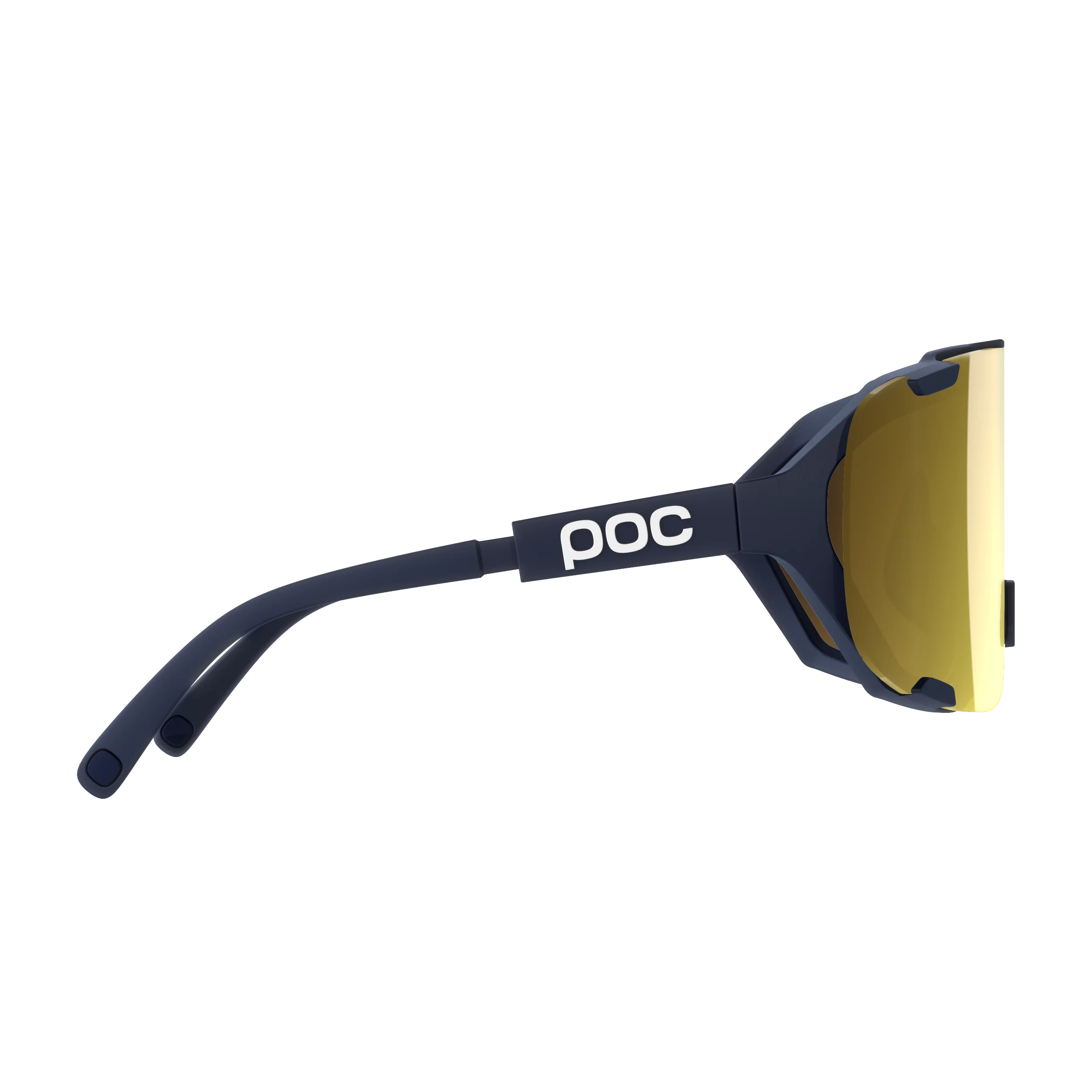 Lunettes POC DEVOUR MID Marine Verre Clarity Road Partly Sunny Gold - Image 3