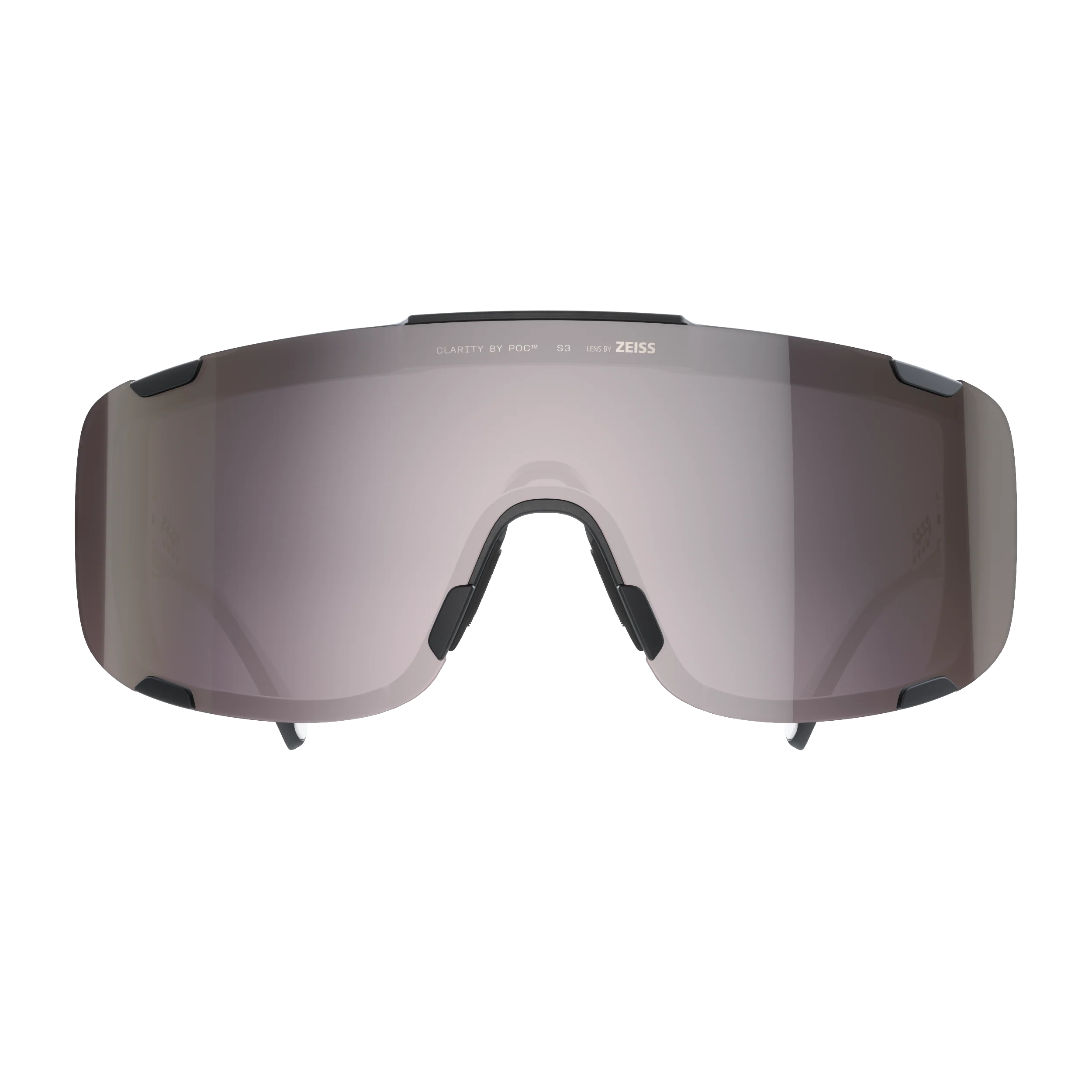 Lunettes POC DEVOUR MID Noir Verre Clarity Road Sunny Silver - Image 2