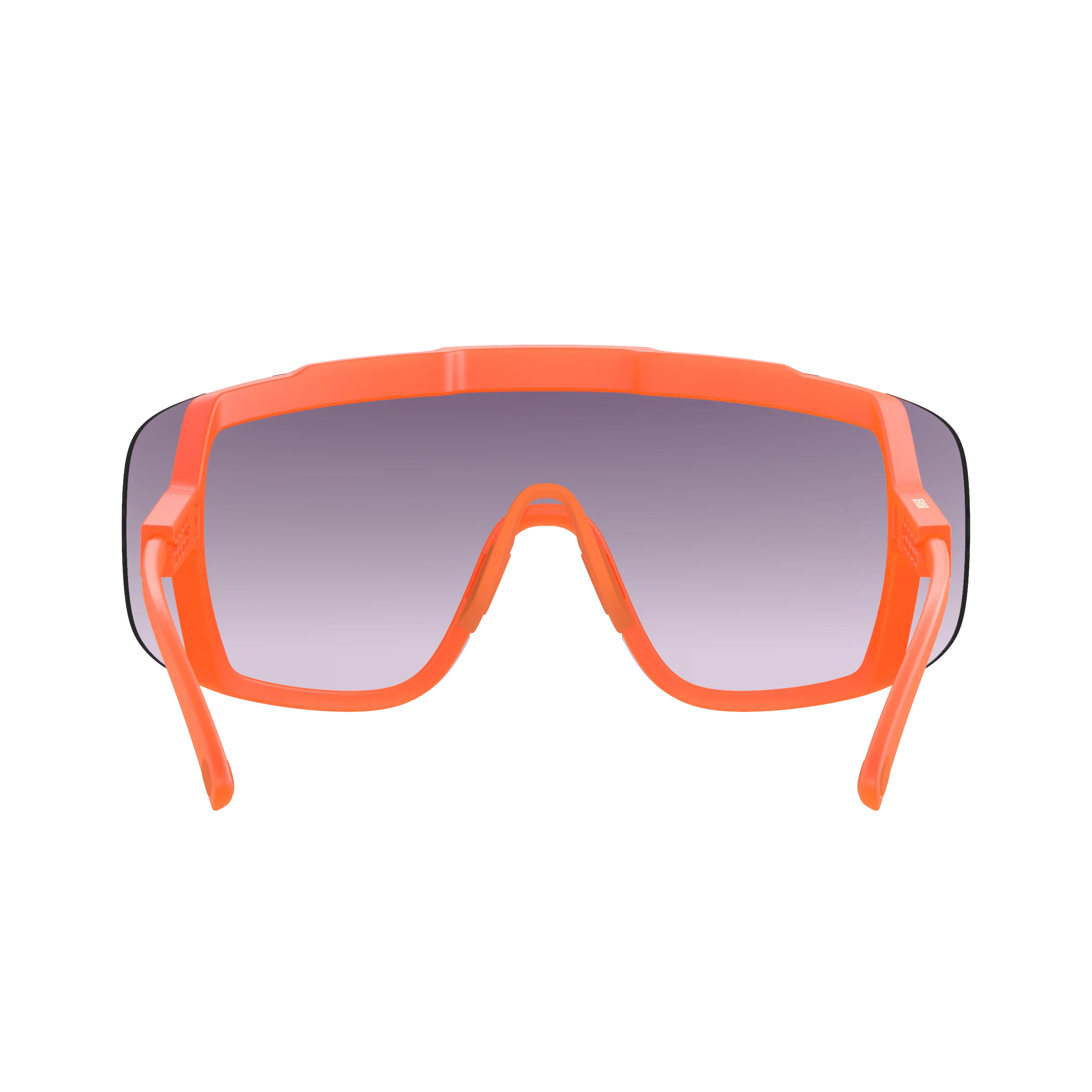 Lunettes POC DEVOUR + Orange Fluo Translucide Verre Clarity Road Partly Sunny Gold - Image 4