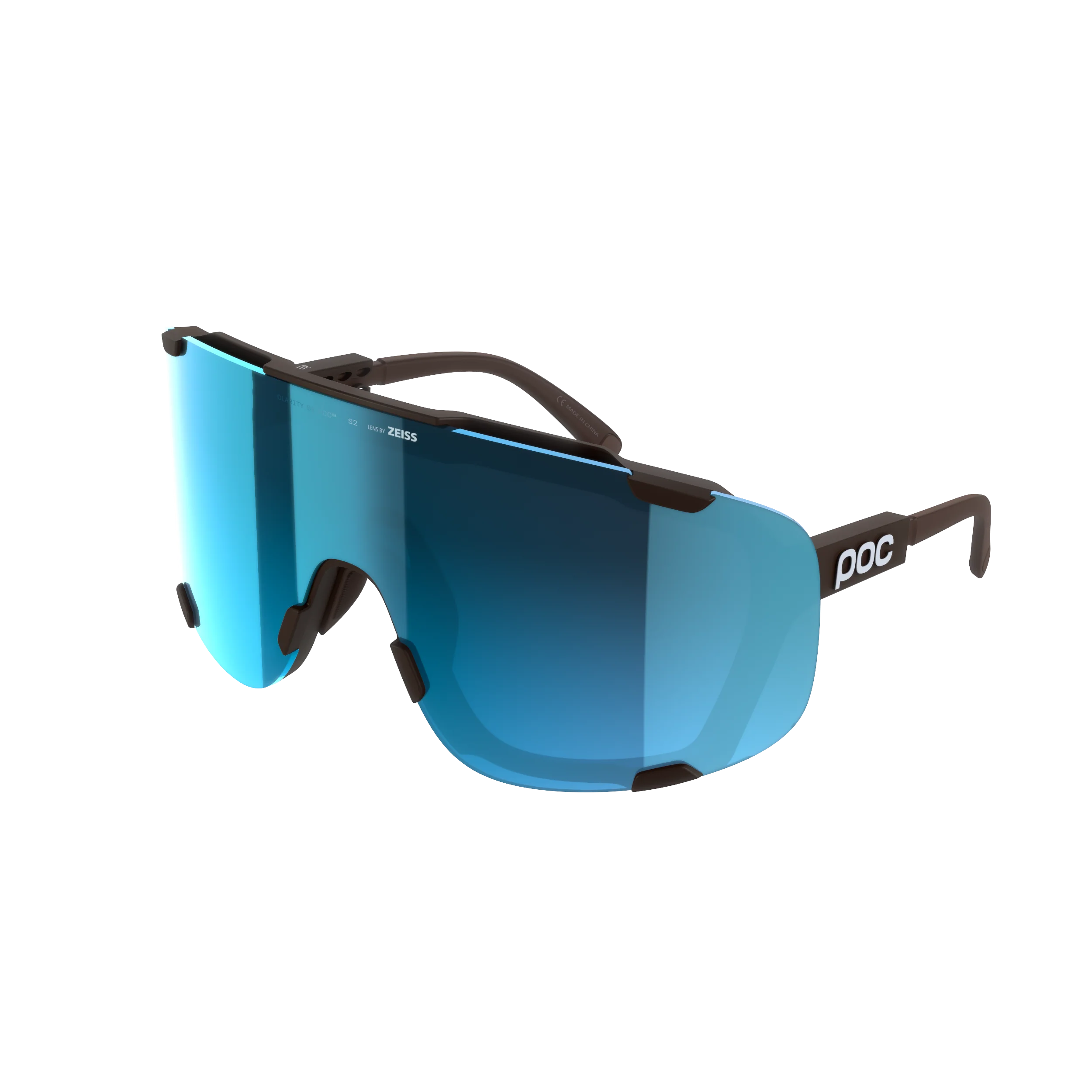 Lunettes POC DEVOUR + Bronze Verre Clarity Universal Sunny Turquoise