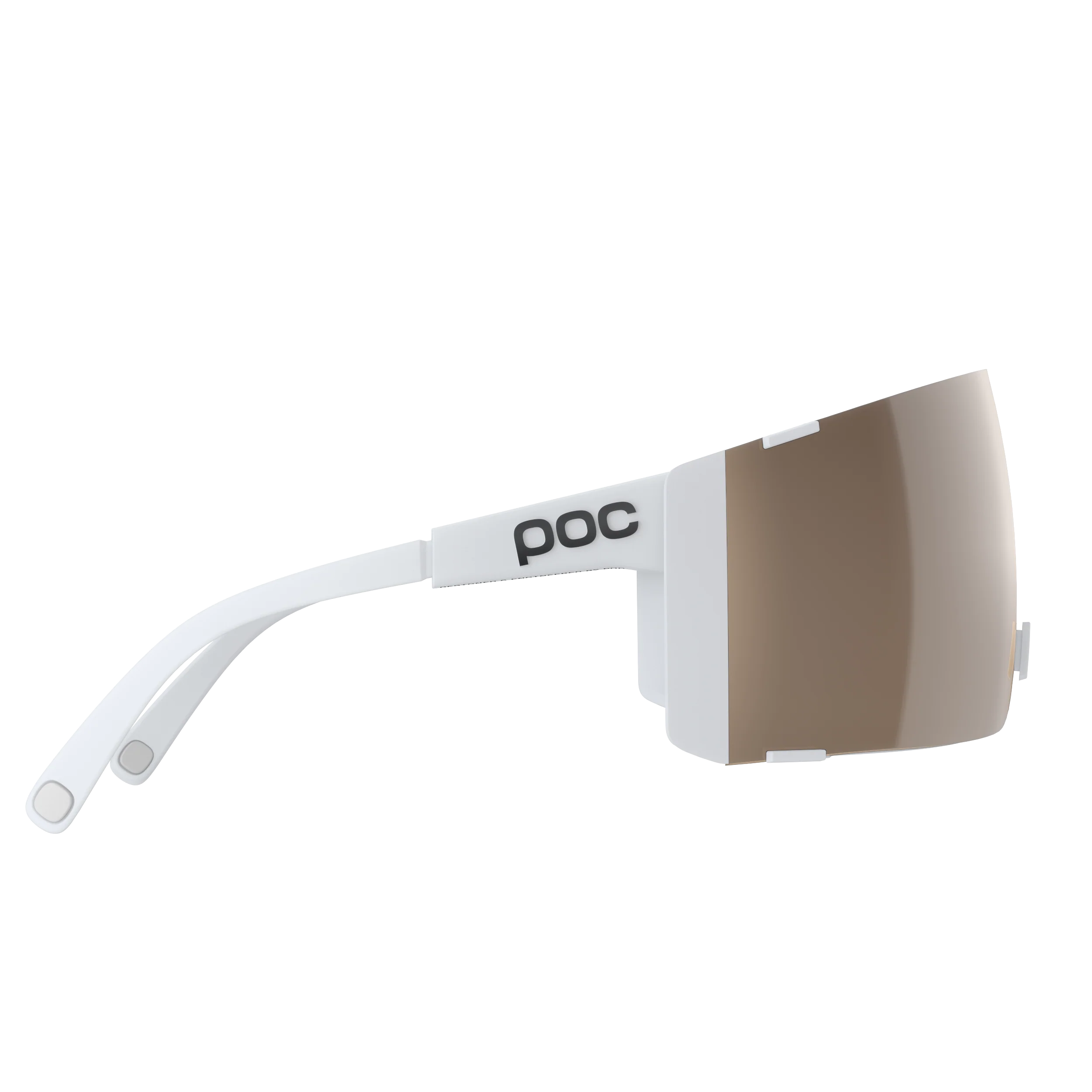 Lunettes POC PROPEL + Blanc Verre Clarity Trail Partly Sunny Silver - Image 3
