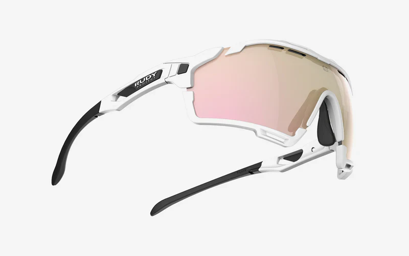 Lunettes RUDY PROJECT CUTLINE Blanc Verres RP Optics Multilaser Rose Gold - Image 3