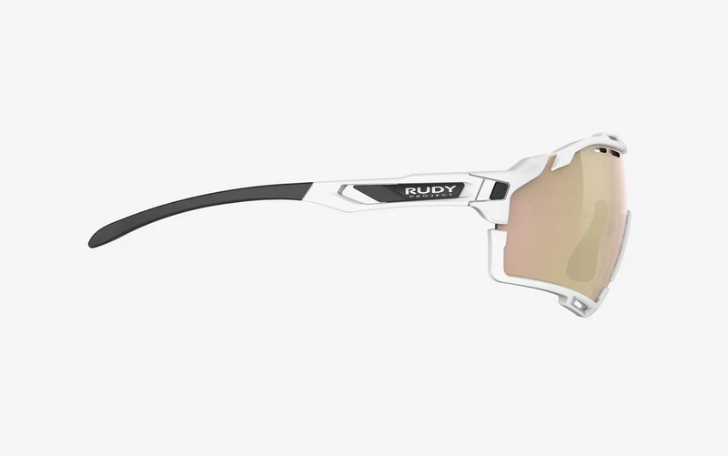 Lunettes RUDY PROJECT CUTLINE Blanc Verres RP Optics Multilaser Rose Gold - Image 4
