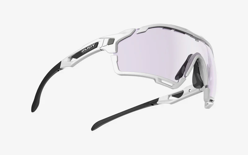 Lunettes RUDY PROJECT CUTLINE Blanc Verres IMPACTX™ Photochromique Laser Purple - Image 3