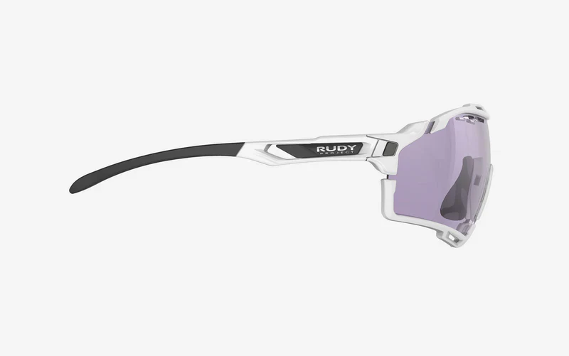 Lunettes RUDY PROJECT CUTLINE Blanc Verres IMPACTX™ Photochromique Laser Purple - Image 4