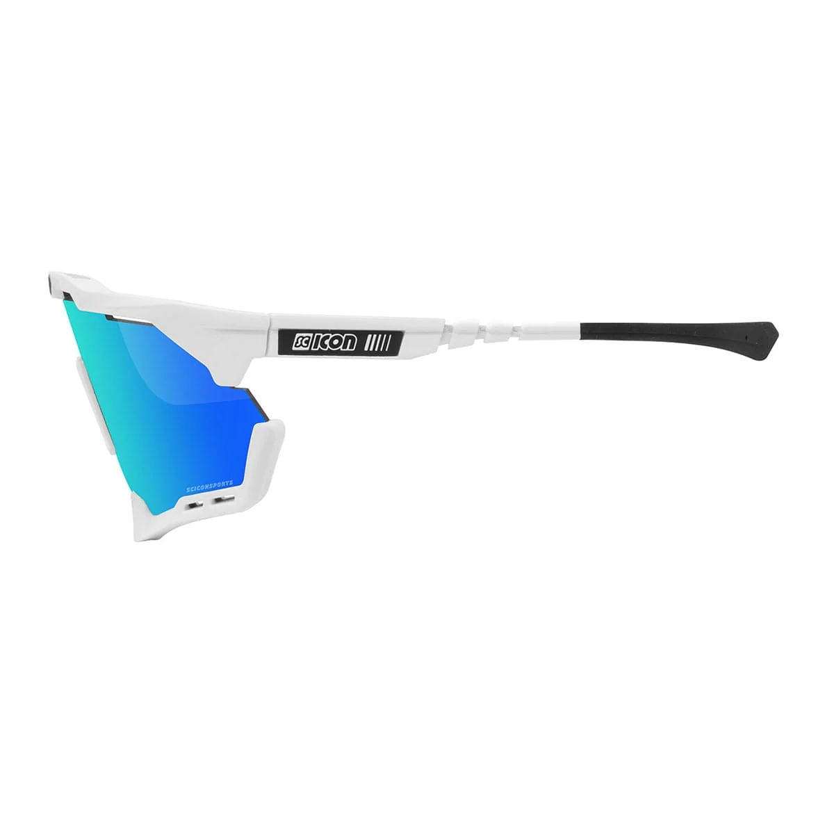 Lunettes SCICON AEROSHADE XL Blanc Iridium Bleu - Image 3