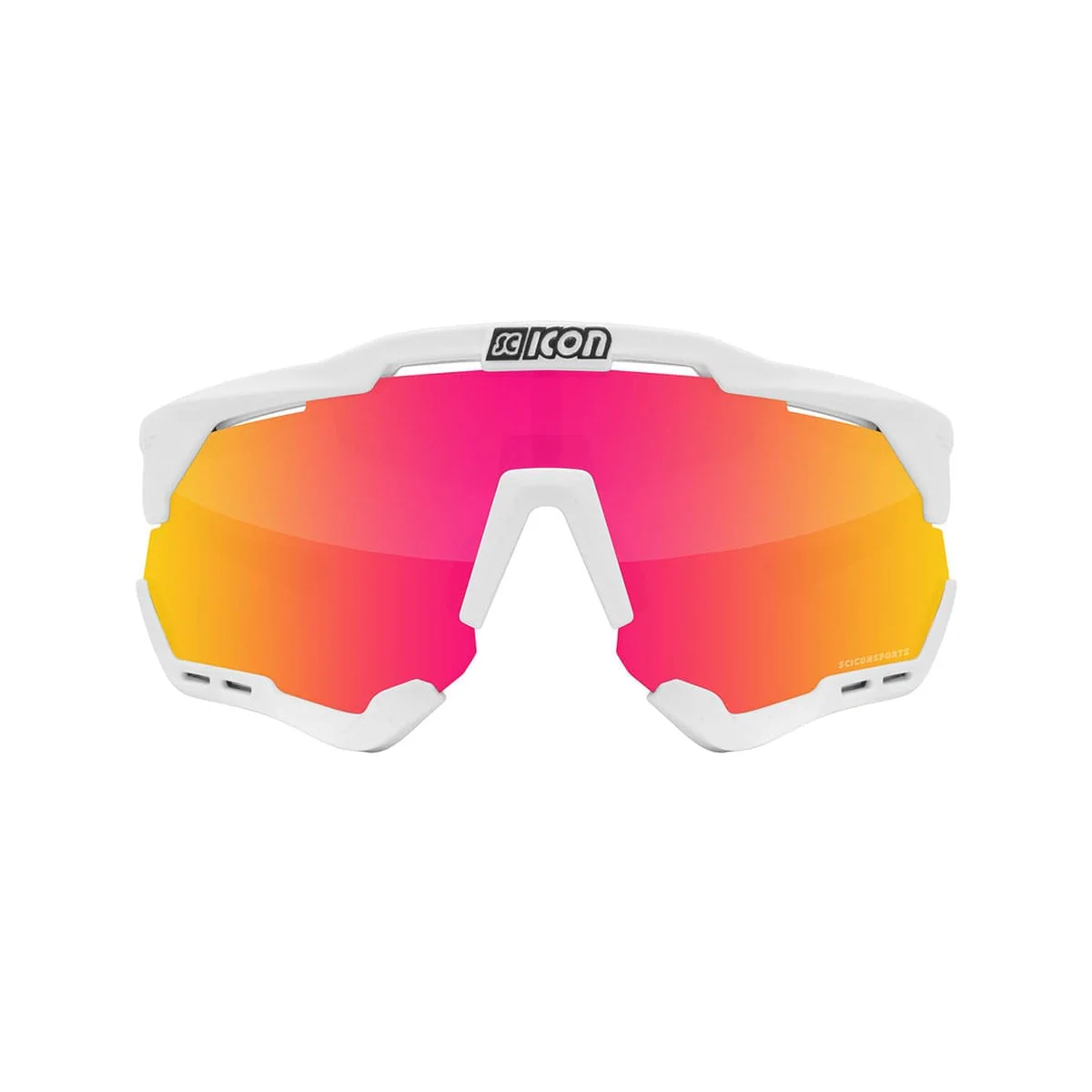 Lunettes SCICON AEROSHADE XL Blanc Iridium Rouge - Image 2