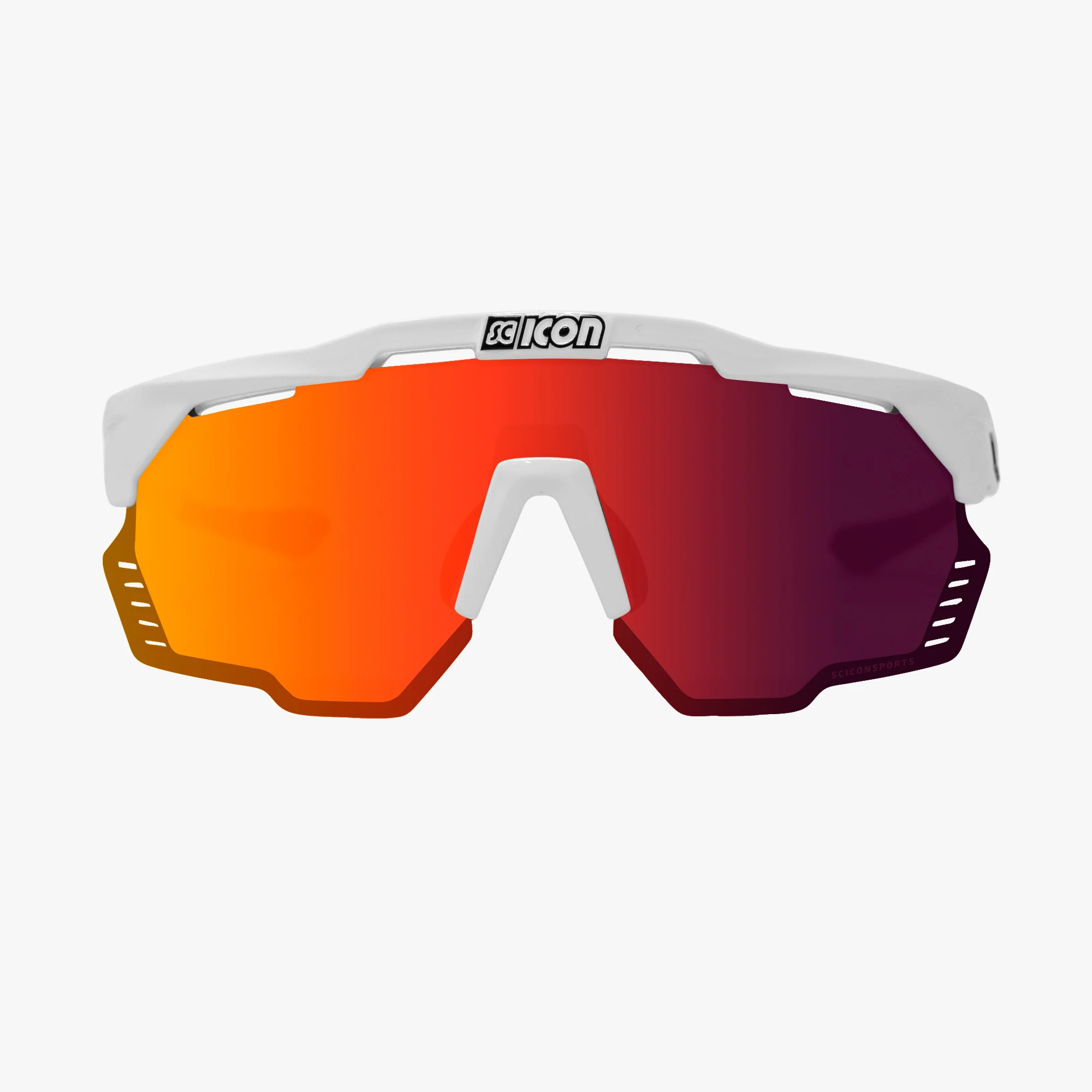 Lunettes SCICON AEROSHADE KUNKEN Blanc Multimirror Rouge - Image 2
