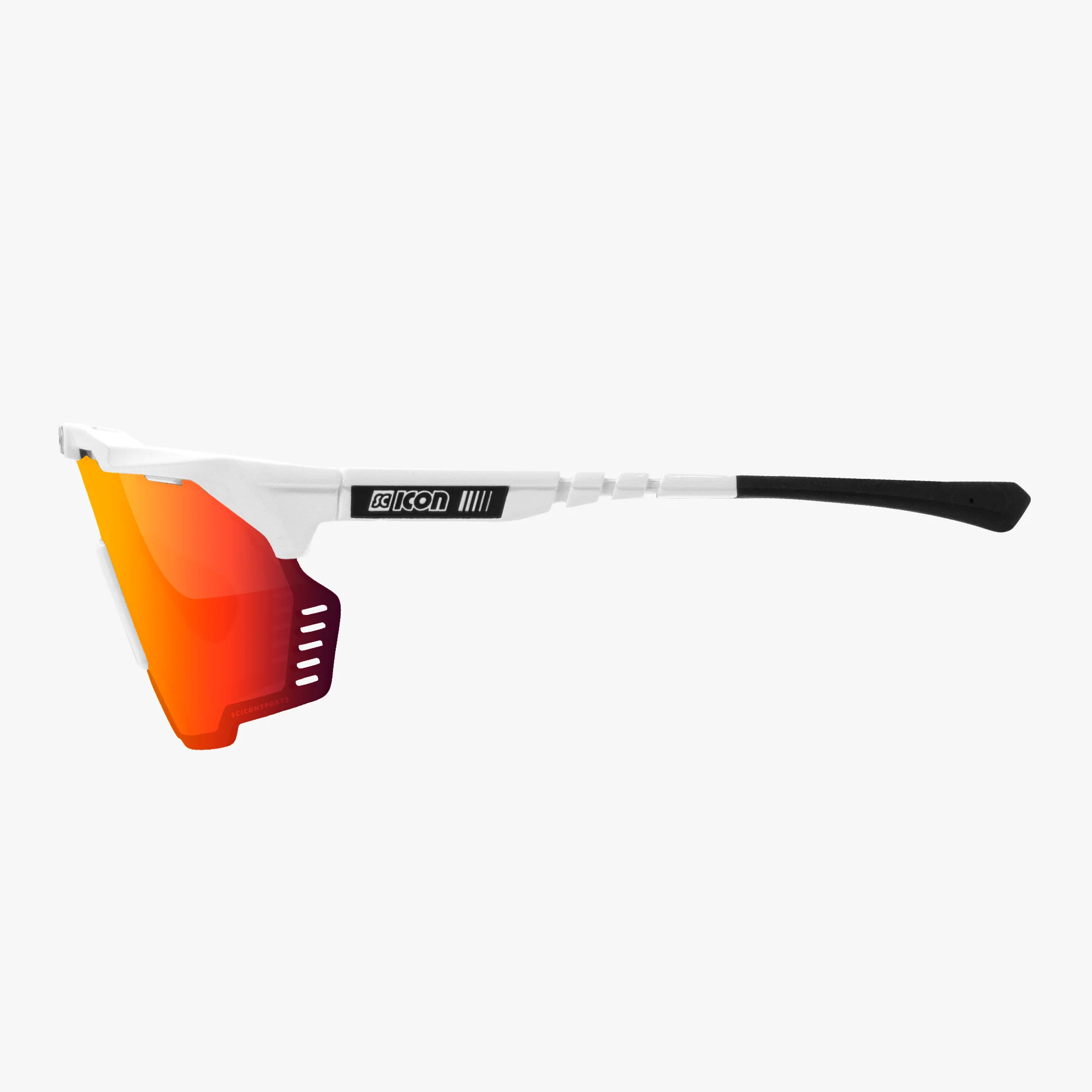 Lunettes SCICON AEROSHADE KUNKEN Blanc Multimirror Rouge - Image 3